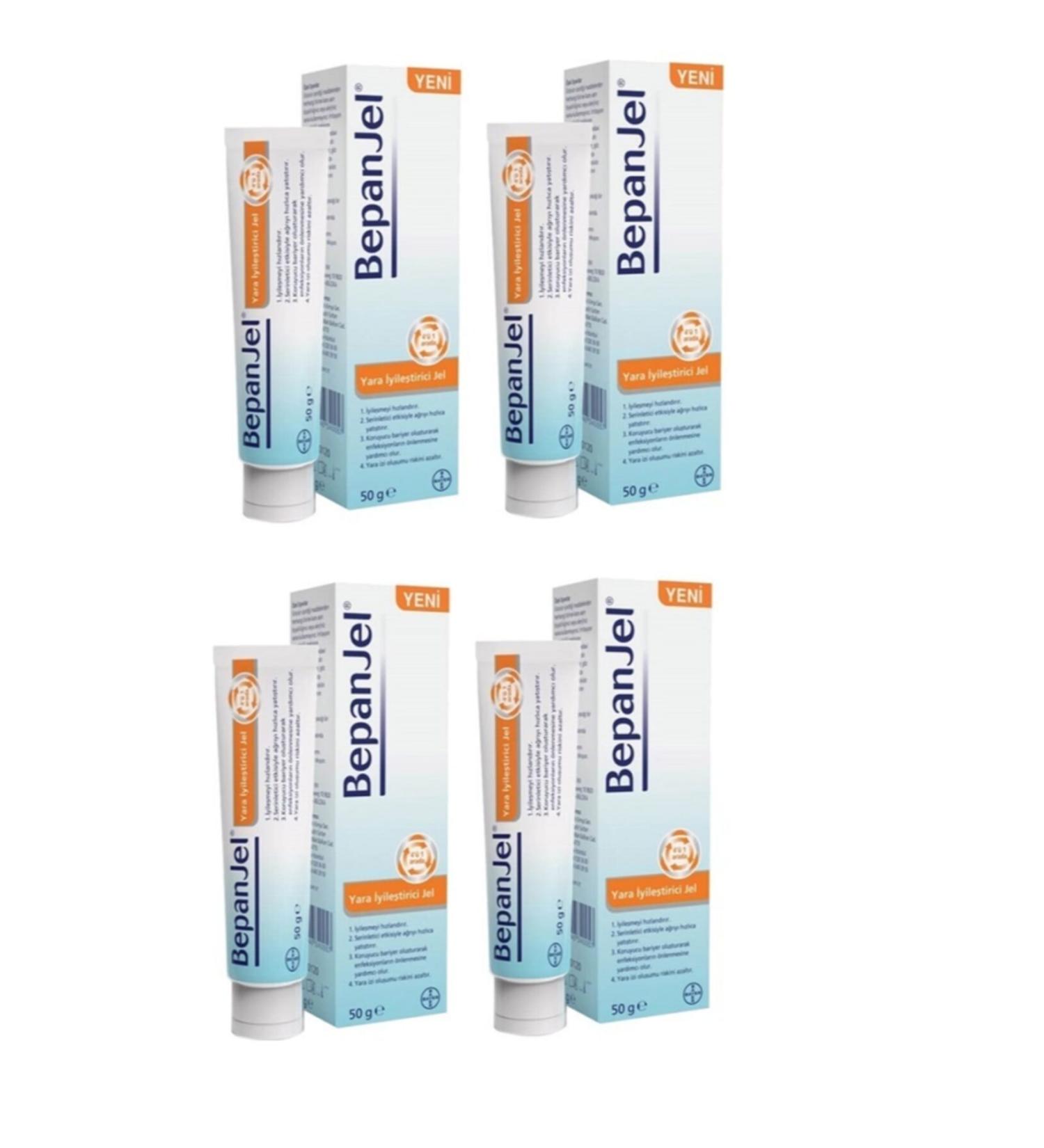 Bepanthol Bepanjel Wound Healing Gel 50 Gr X4 Pieces