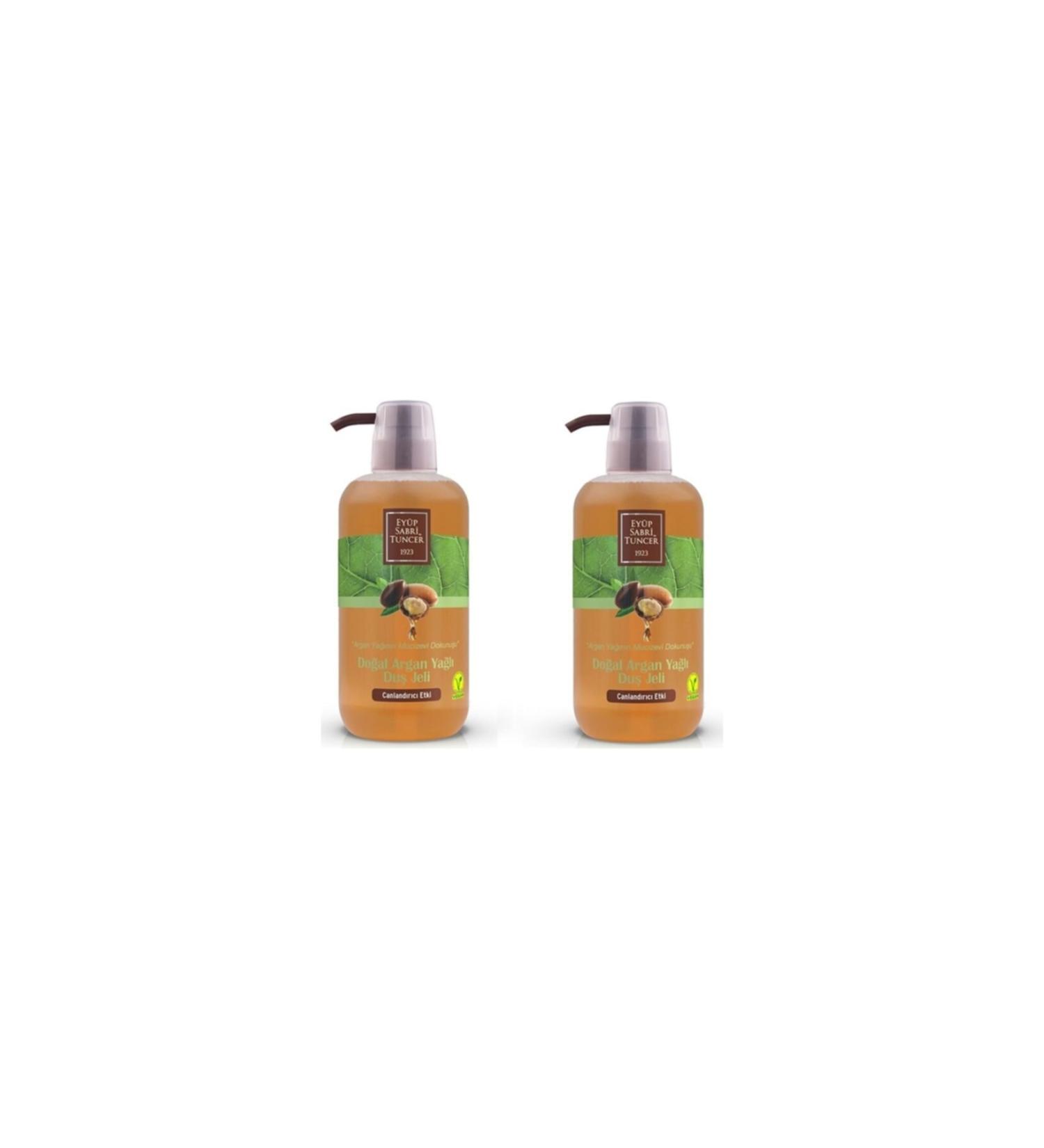 Ey p Sabri Tuncer Natural Argan Oil Shower Gel 600 Ml Pet Bottle X 2 Pieces