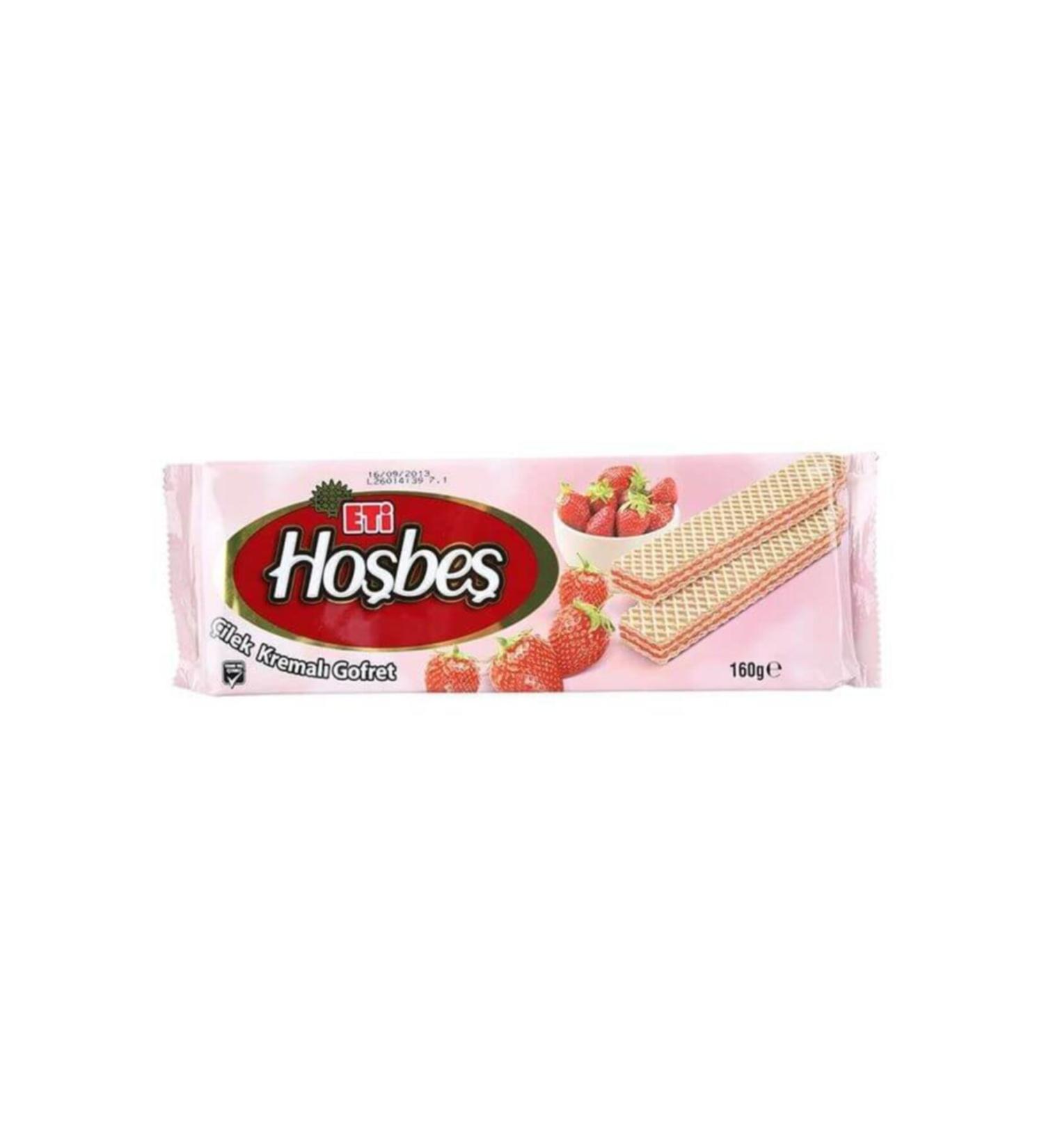 Eti Ho be Strawberry Wafer 142 Gr X 10 Pieces