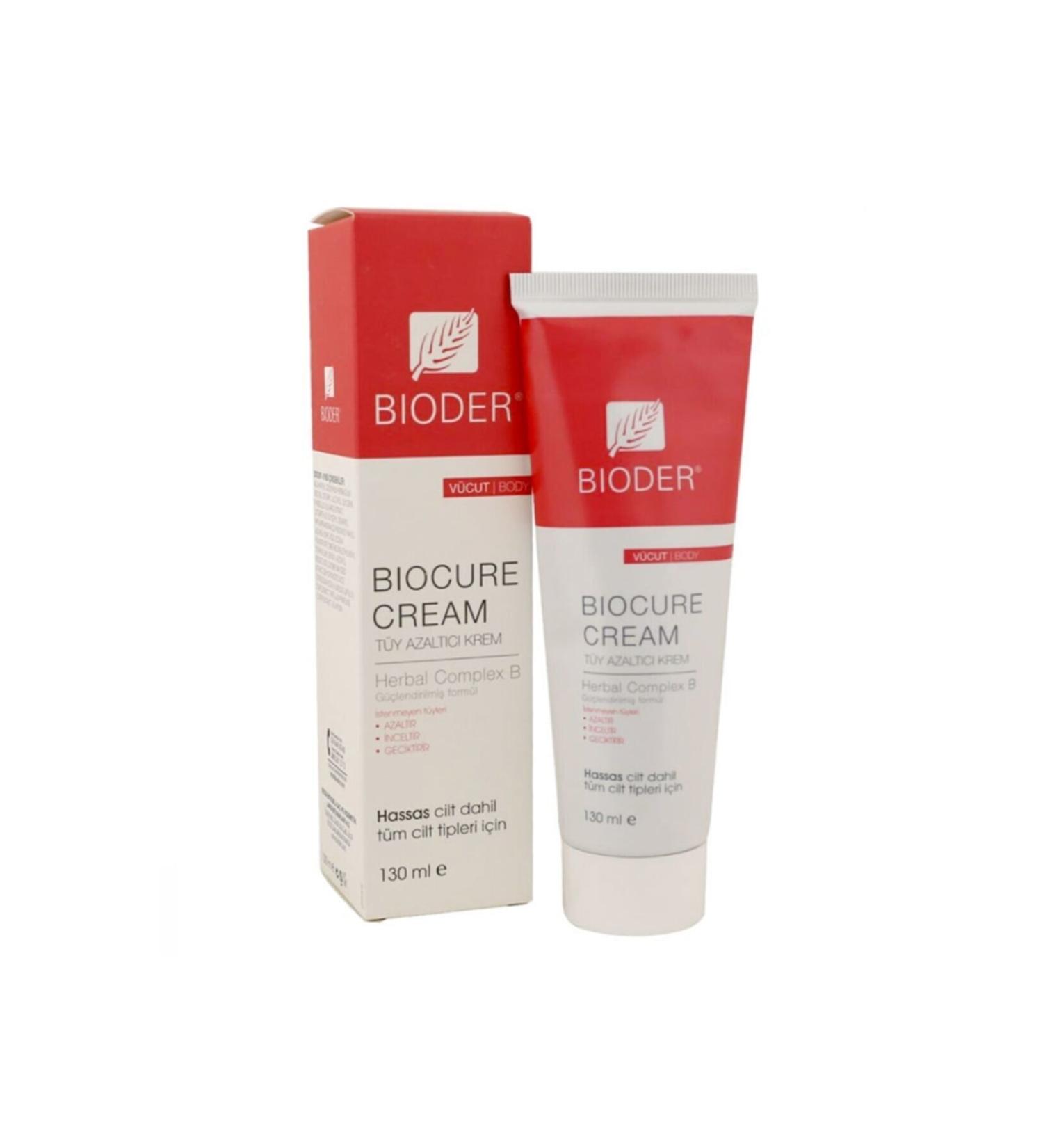 Bioder Hair Reducing Body Cream Suitable for All Skin Types 130 ml