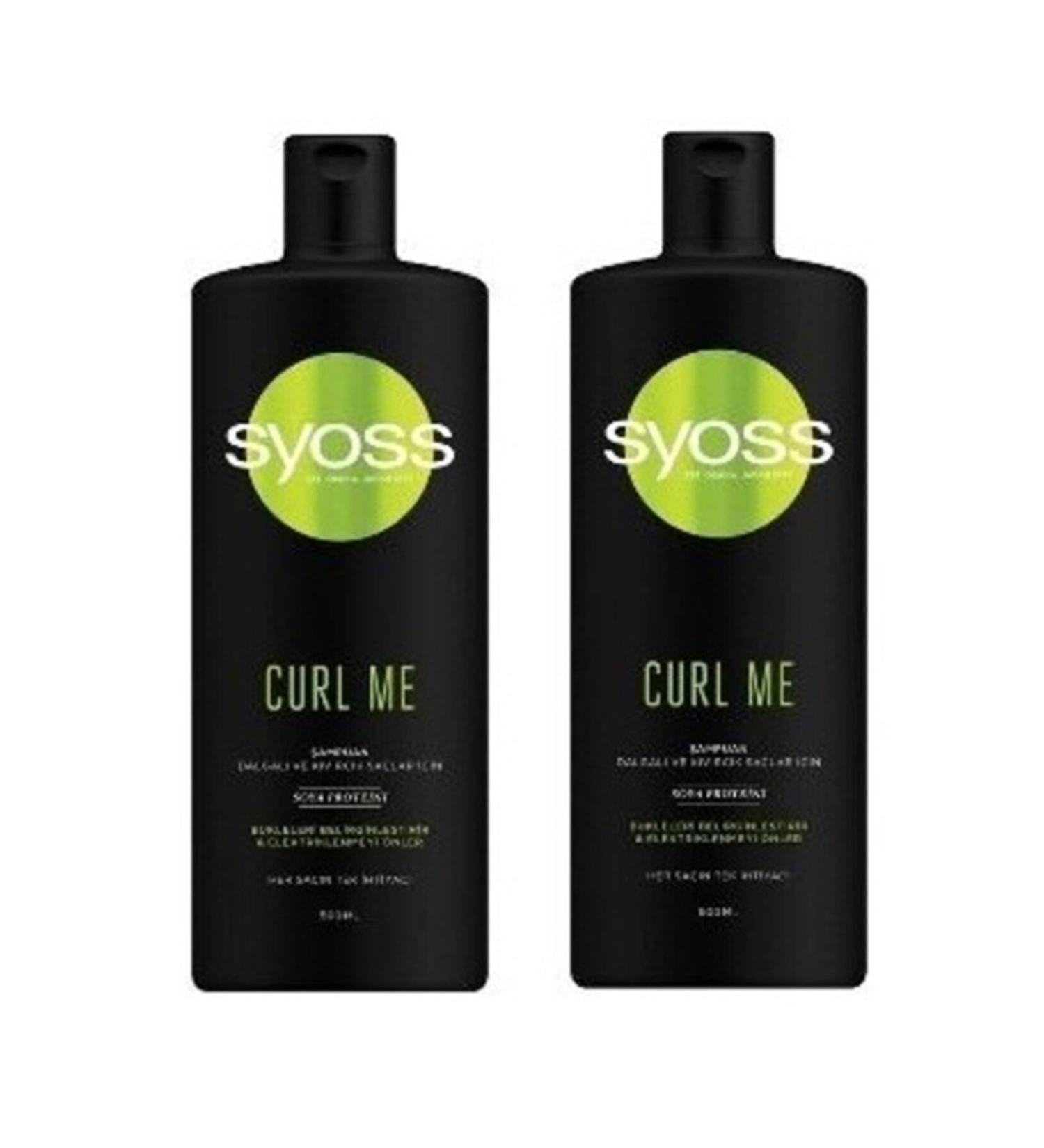 Syoss Curl Me ampuan 500 Ml 2 Adet