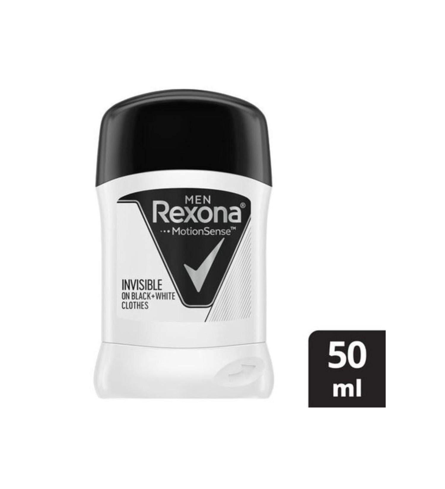 Rexona Men Invisible Black+white Men's Deodorant Stick 50 ml