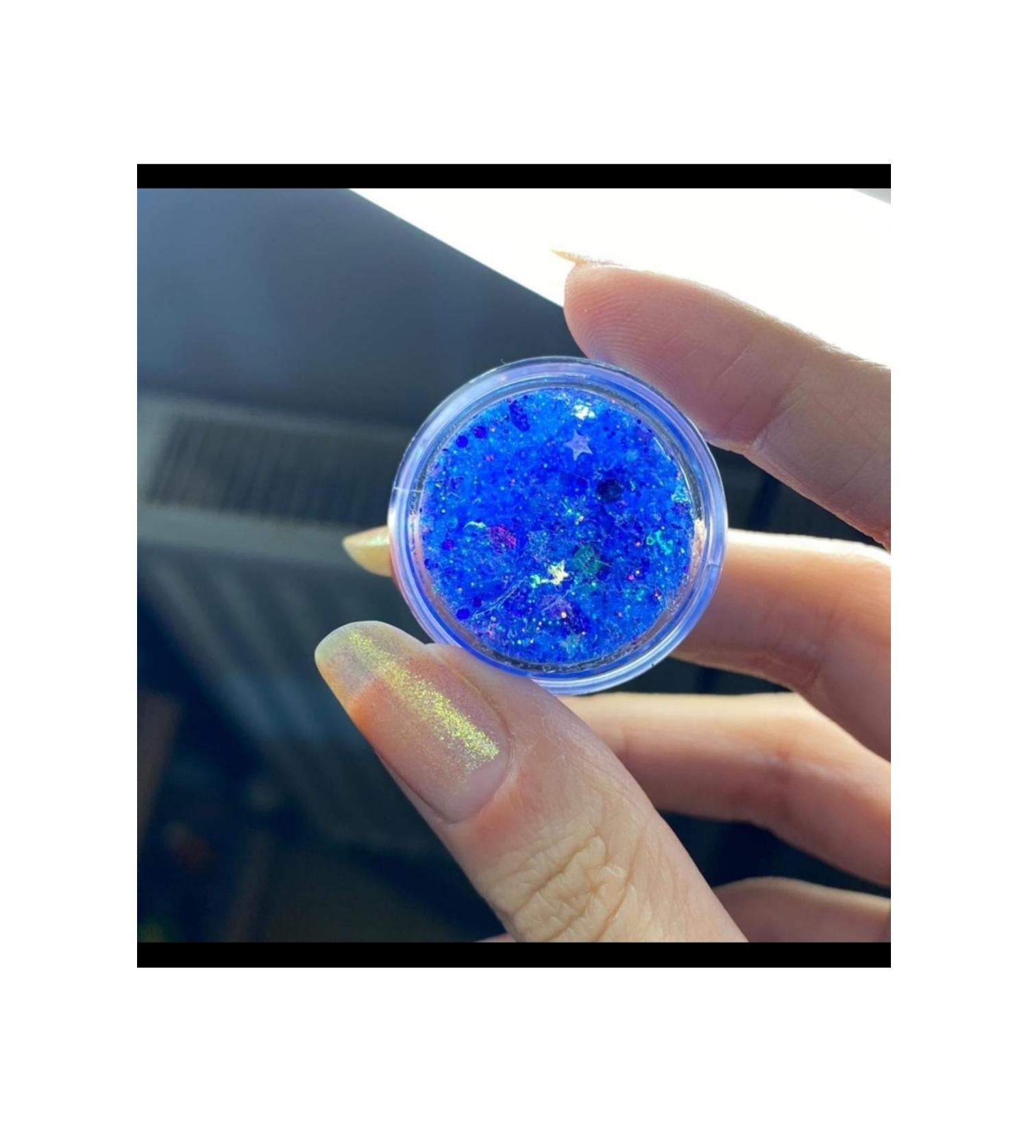 hbtasarim Blue Gel Glitter