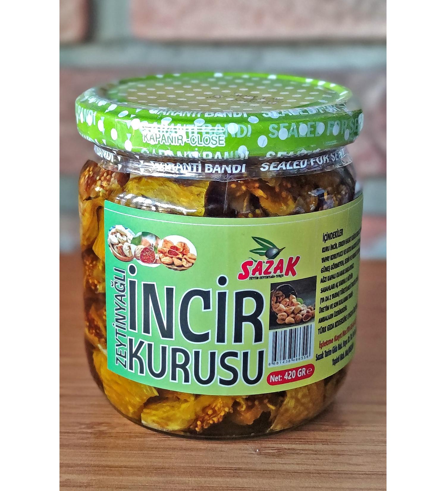 Sazak Olive Olive Oil Dried Figs with Olive Oil 420 Gr - Buy Online on GoSupps.com