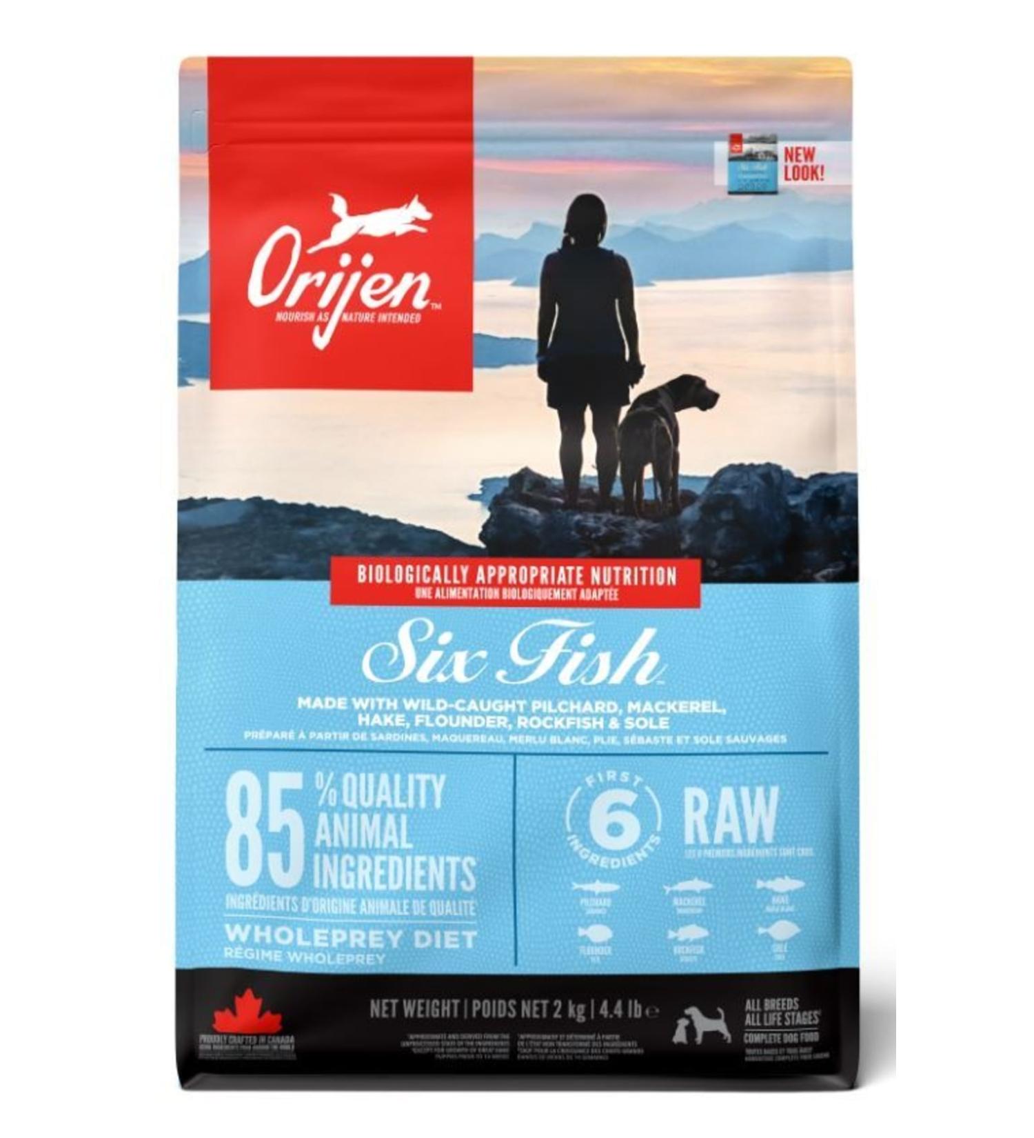 Orijen Six Fish 6 Fish Grain-Free Adult Dog Food 2 kg
