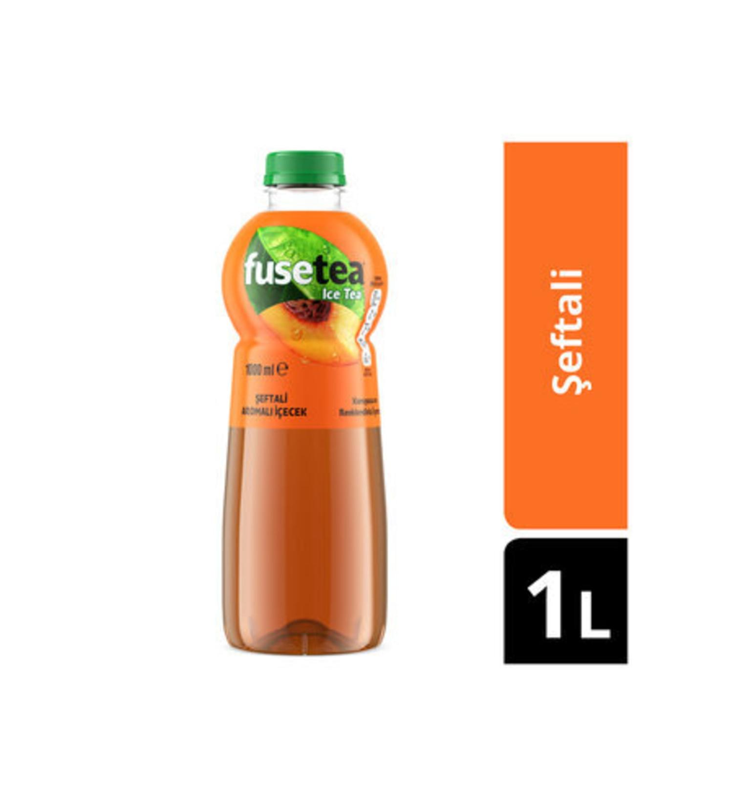 Fuse Tea Iced Tea Peach Flavored Drink Pet 1 L ( 9 Pieces )