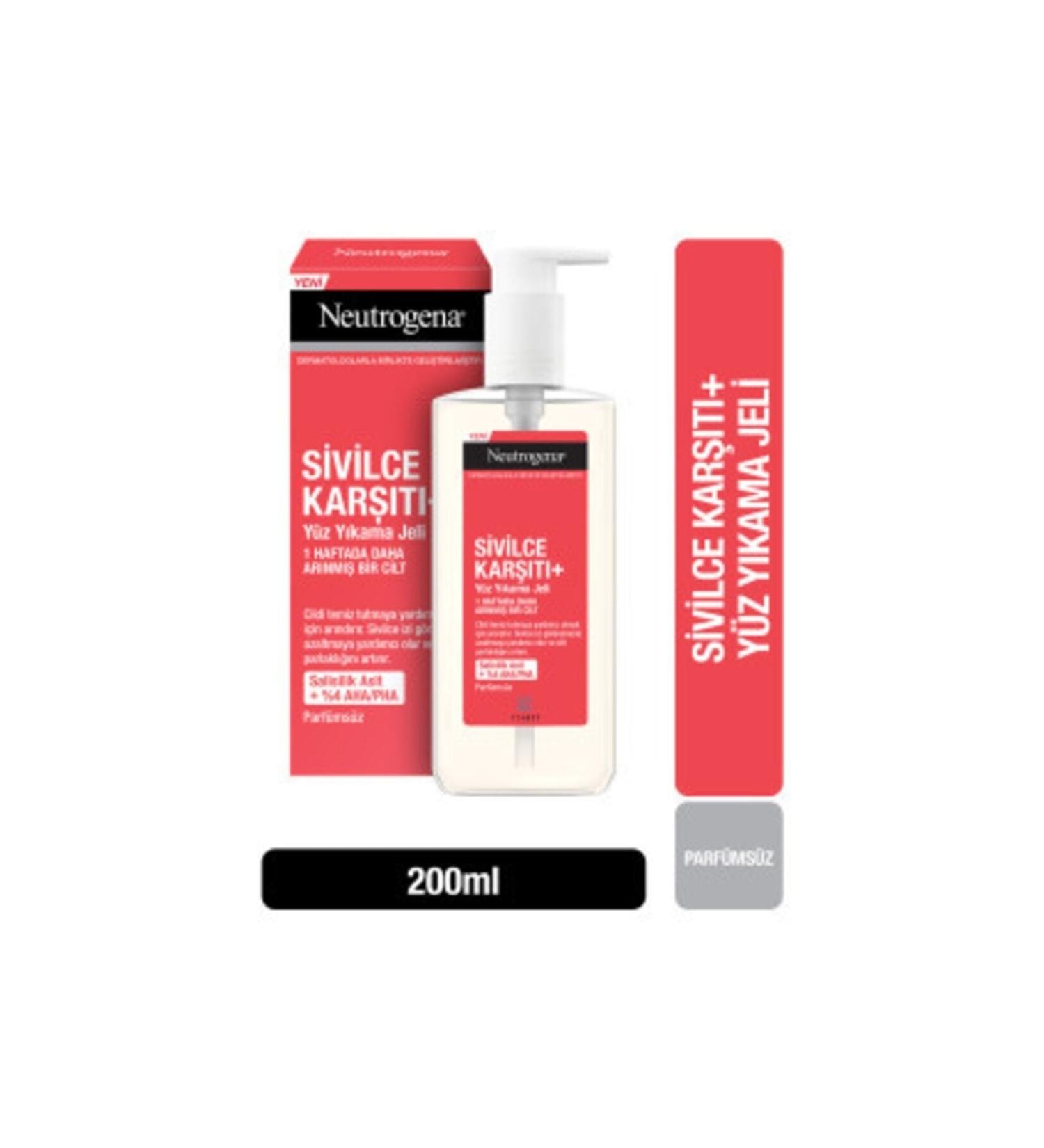 Neutrogena Anti-Acne Plus Cleansing Gel 200 Ml Ml