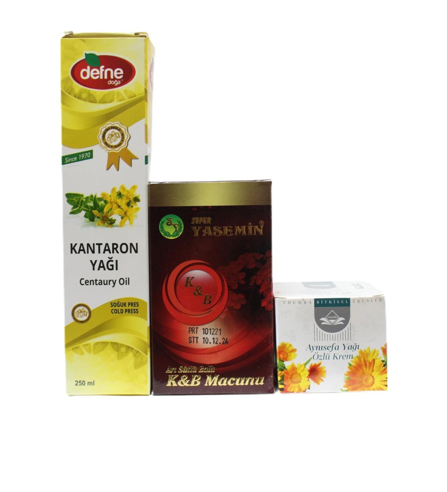 Sefer Jasmine St. John's Wort Oil K&B Paste Calendula Oil Ozlukrem