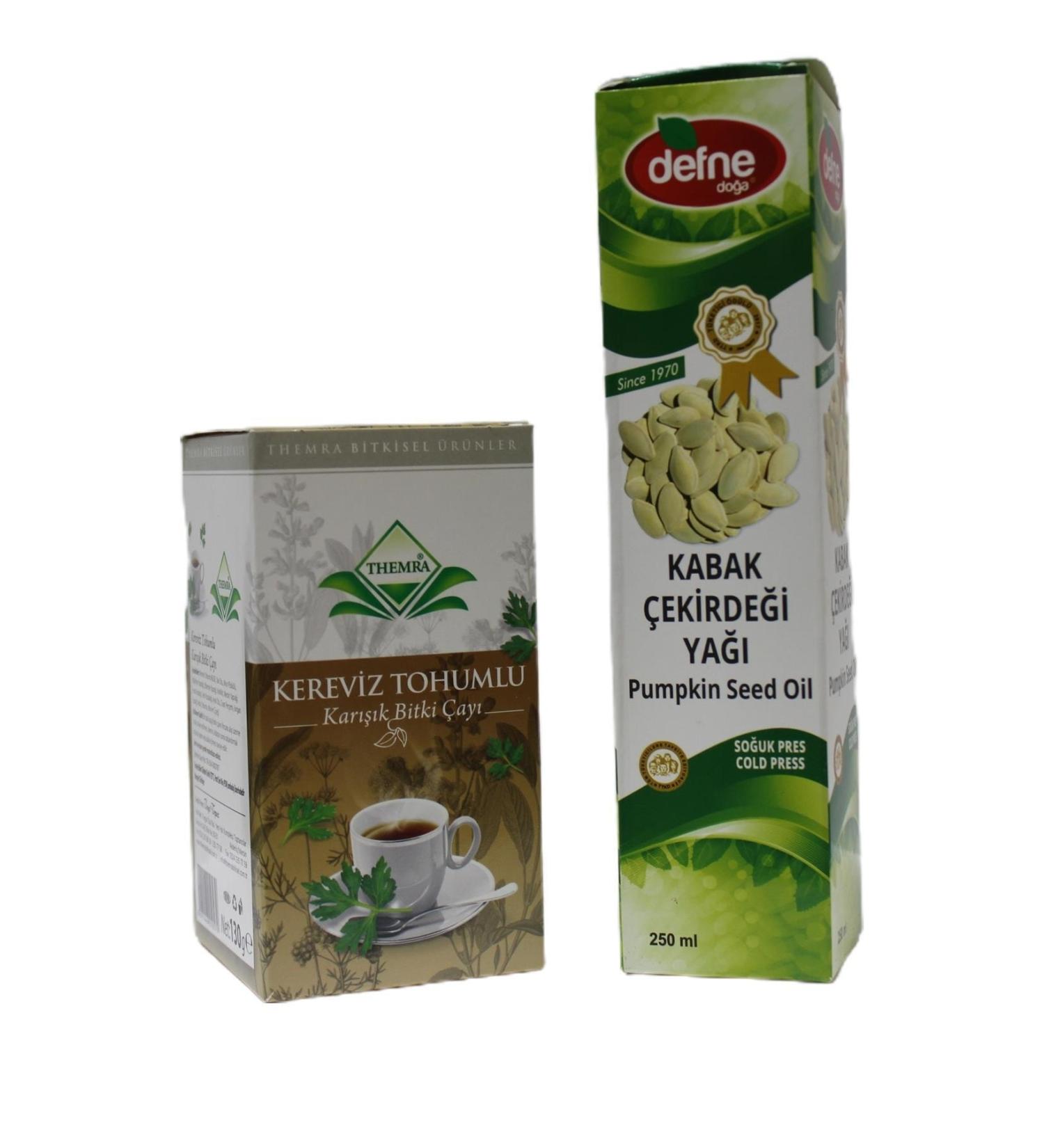 Themra Celery Seed Mixed Herbal Tea Pumpkin Seed Oil