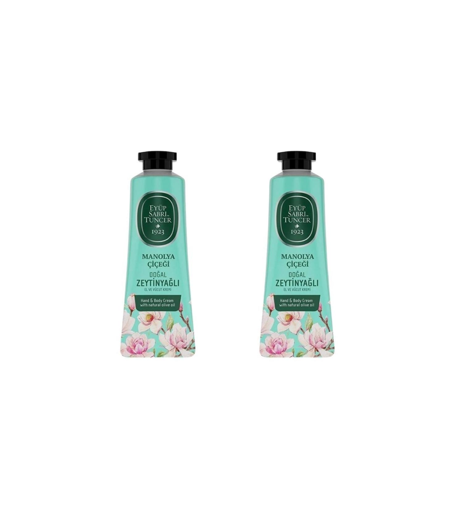 Ey p Sabri Tuncer Magnolia Flower Hand and Body Cream 50ml x 2