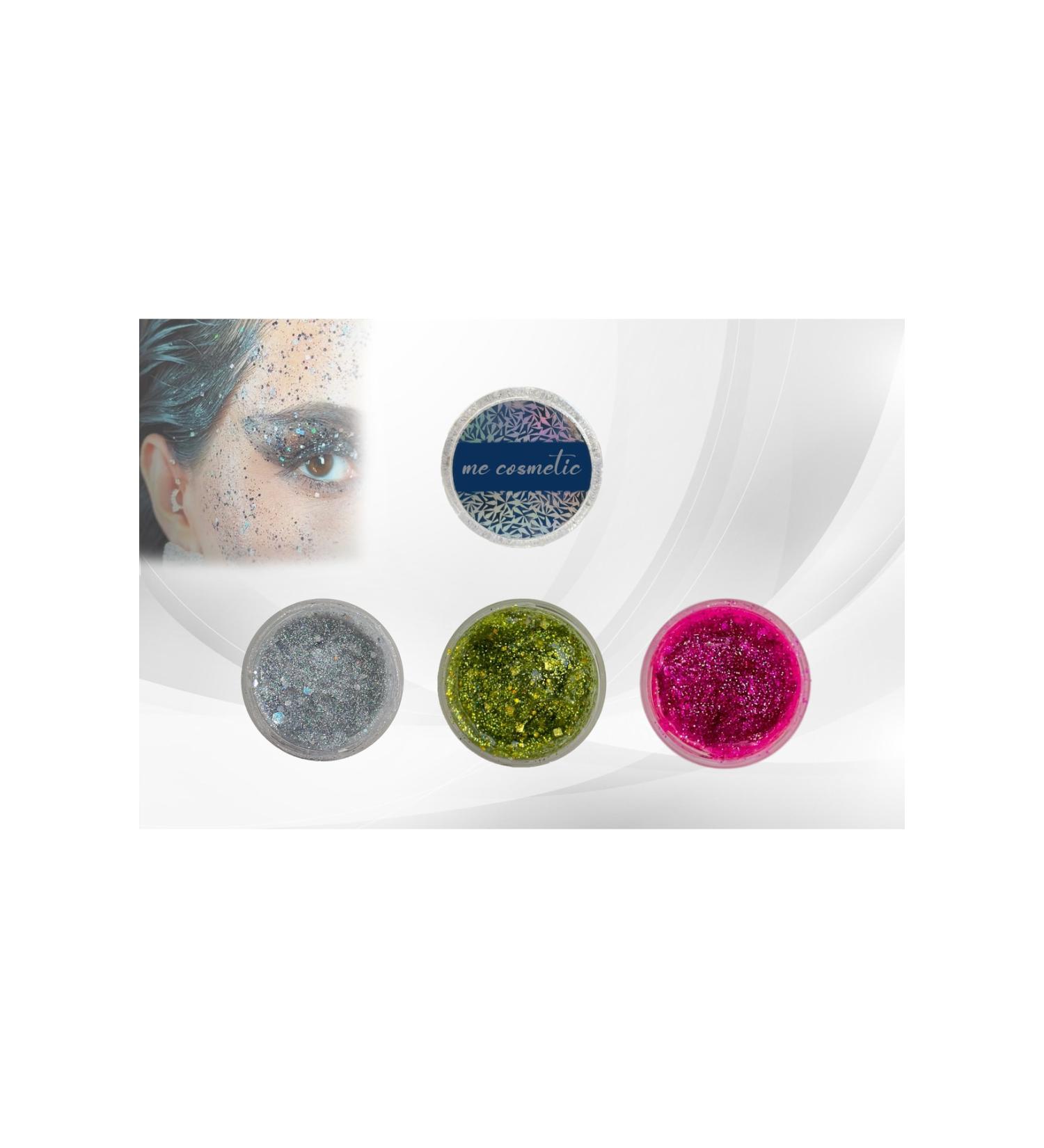 ME COSMETICS Glittering Gel Eyeshadow Set of 3