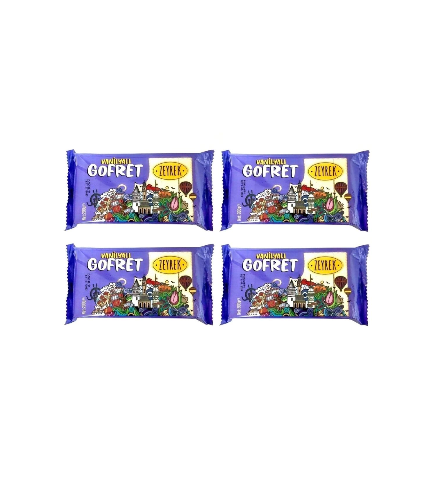 Zeyrek Vanilla Wafer 200 Gr 4 Pieces