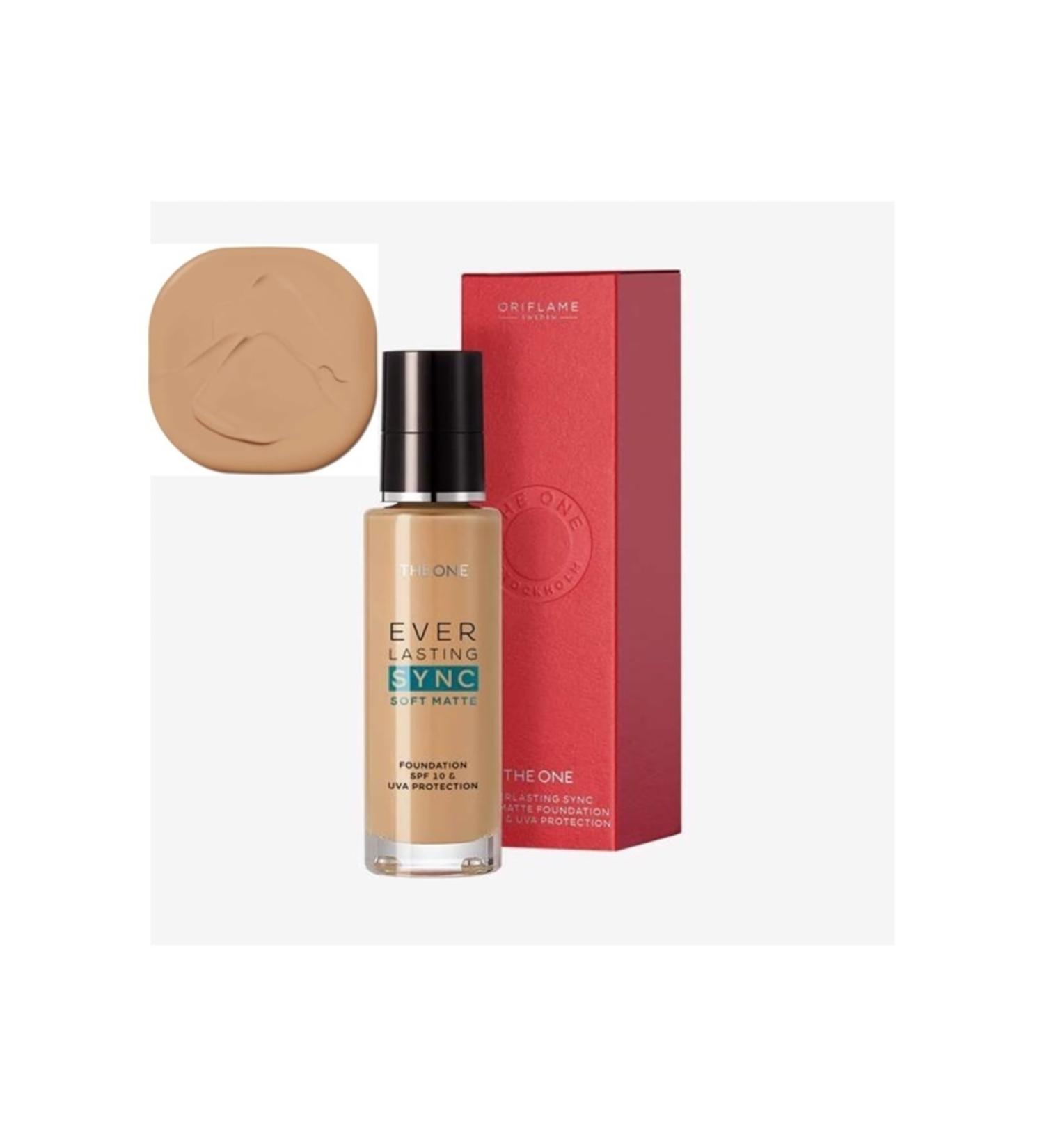 Oriflame The One Everlasting Sync Soft Water and Flow Resistant UVA Protection Matte Foundation 10 Spf - Buy Online on GoSupps.com
