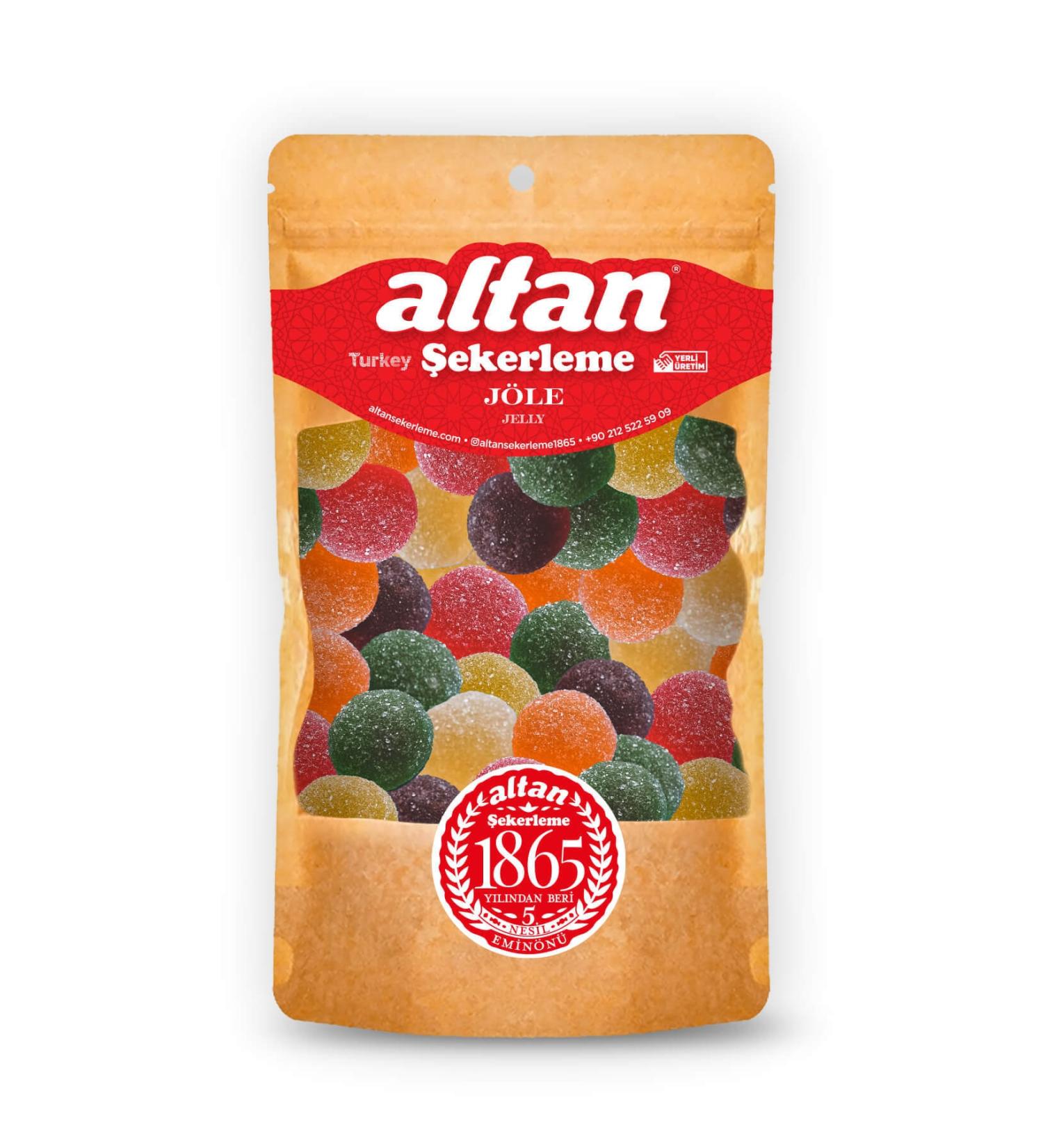 Altan ekerleme Mixed Round Jelly 250 Gr.
