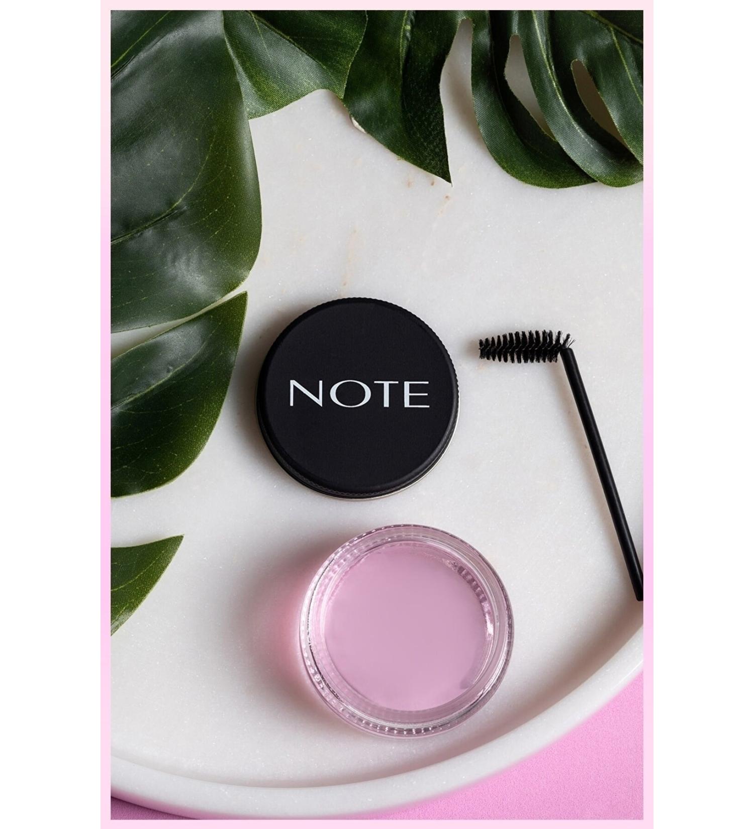 Note Cosmetics Brow Master Eyebrow Fixing Shaper Colorless Super Wax - Buy Online on GoSupps.com