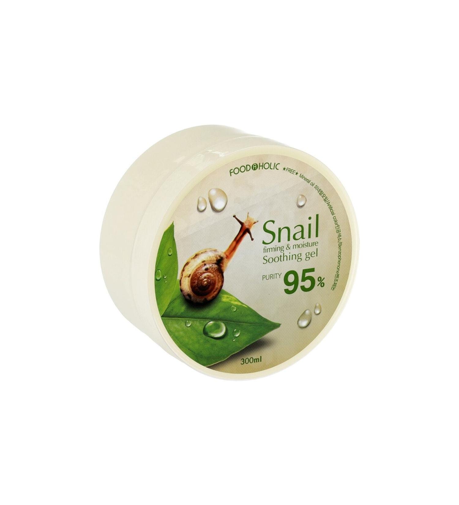 FOODAHOLIC Pure Organic Korean Snail Moisture Soothing Gel Cream 300 ml - Buy Online on GoSupps.com