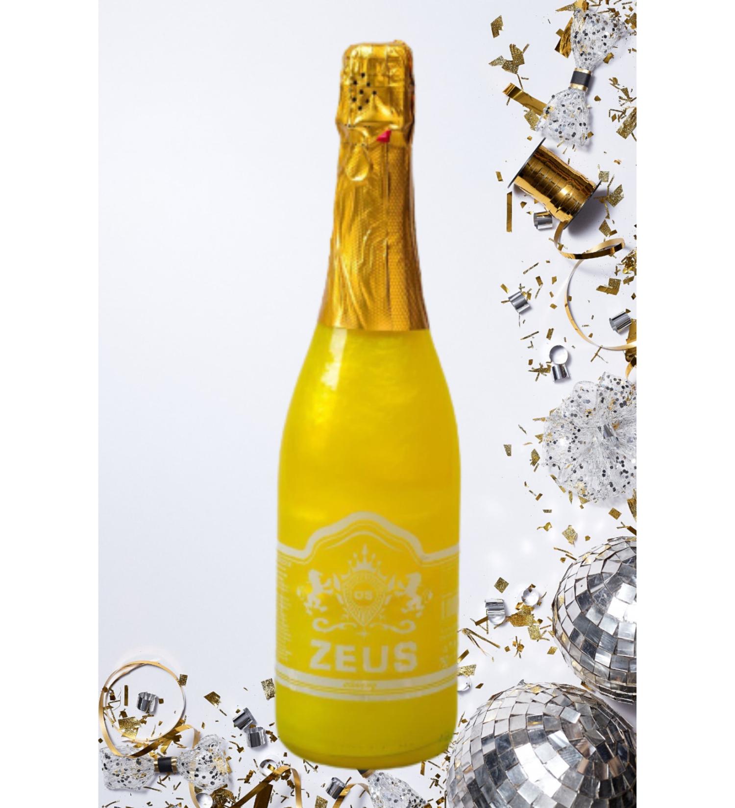 OS ZEUS Non-Alcoholic Sparkling Champagne Banana Flavored (party Bride To Be) (non-alcoholic Champagne)