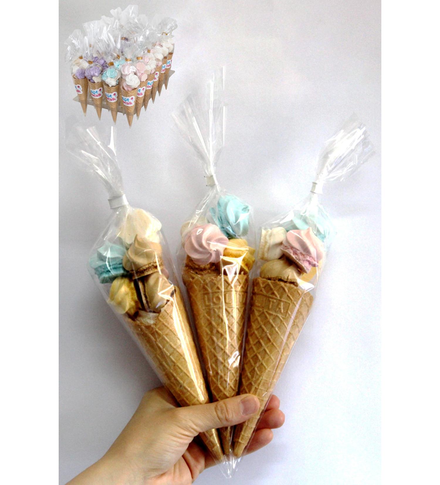 BOMPI Infant Child Cornet Cone Meringue 24 Pieces - Buy Online on GoSupps.com