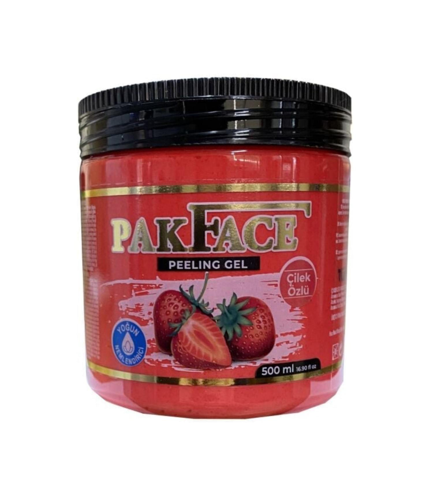 PAK Face Strawberry Extract Scrub Peeling Gel 500 ml