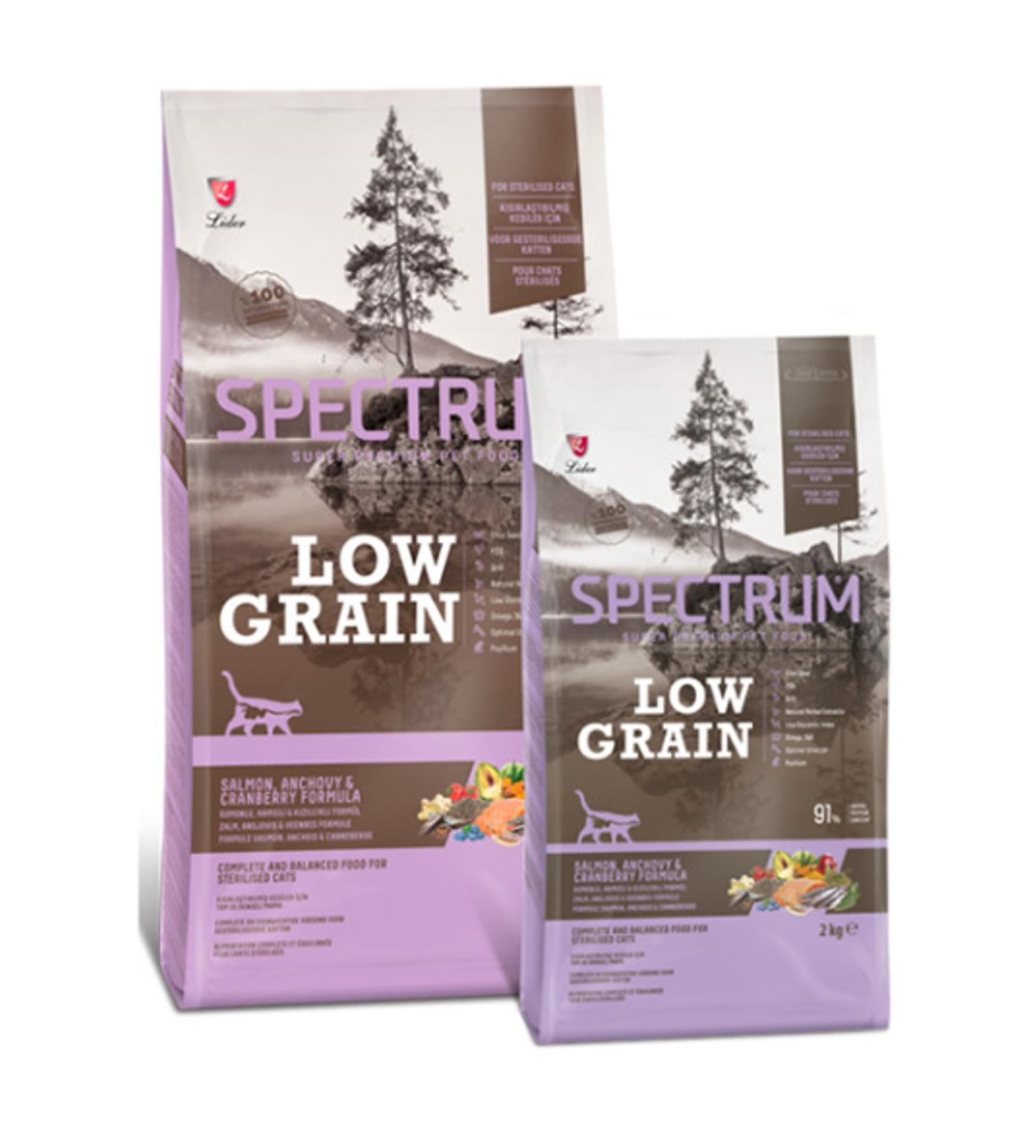Spectrum Low Grain Salmon&anchovy Formula For Stressed Cats 34/14 12 Kg
