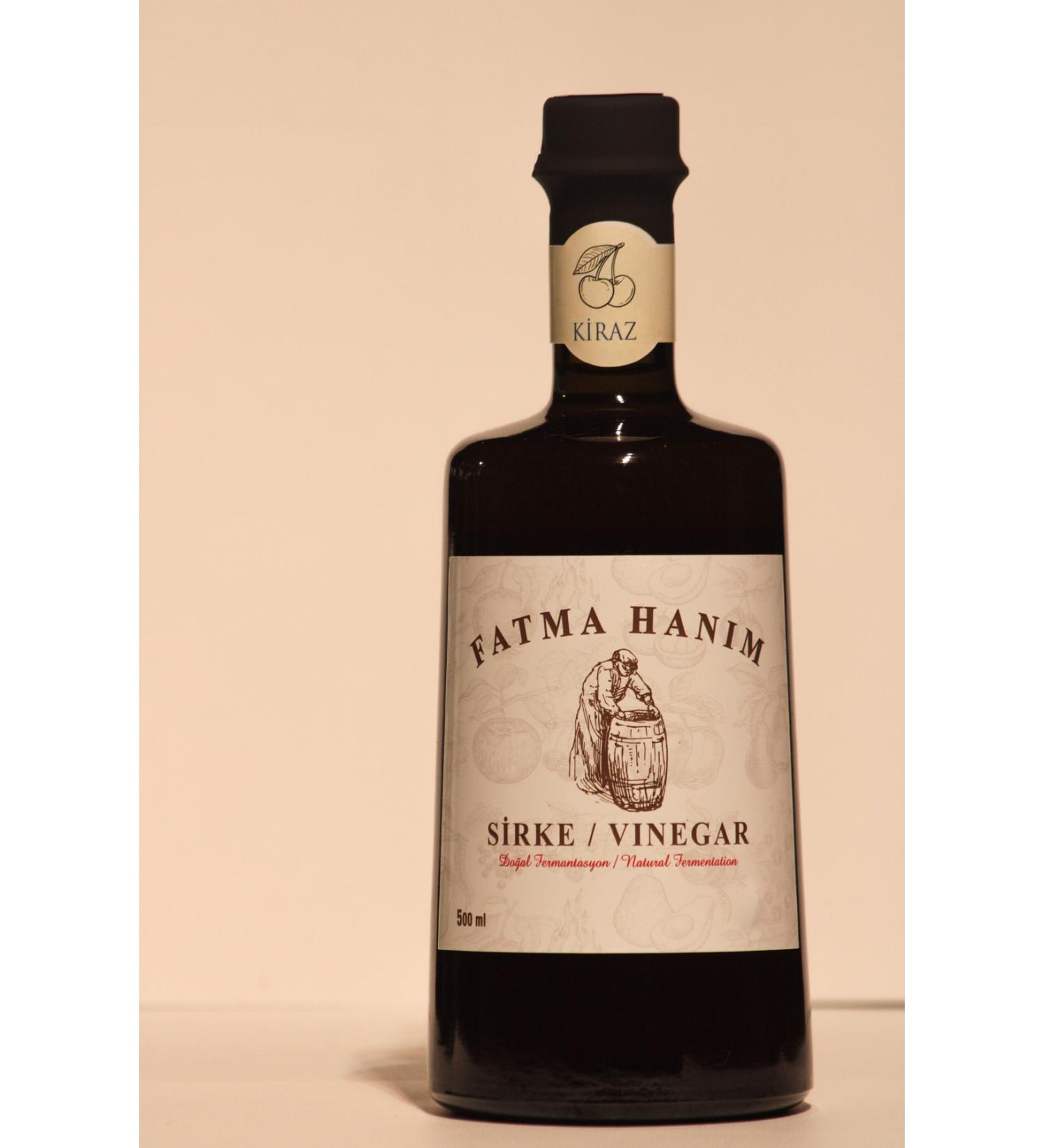 Fatma Han m Cherry Vinegar 500 Ml / Natural Fermentation in Oak Barrels