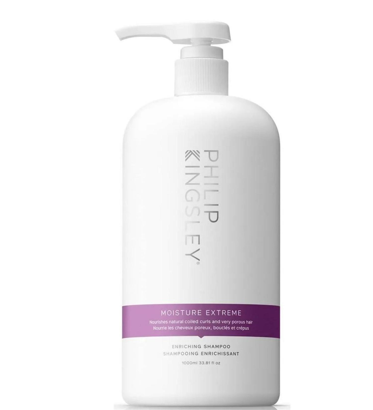 PHILIP KINGSLEY Moisture Extreme Shampoo - Extra Intensive Moisture Repair Shampoo for Frizzy and Dry Hair 1000ml