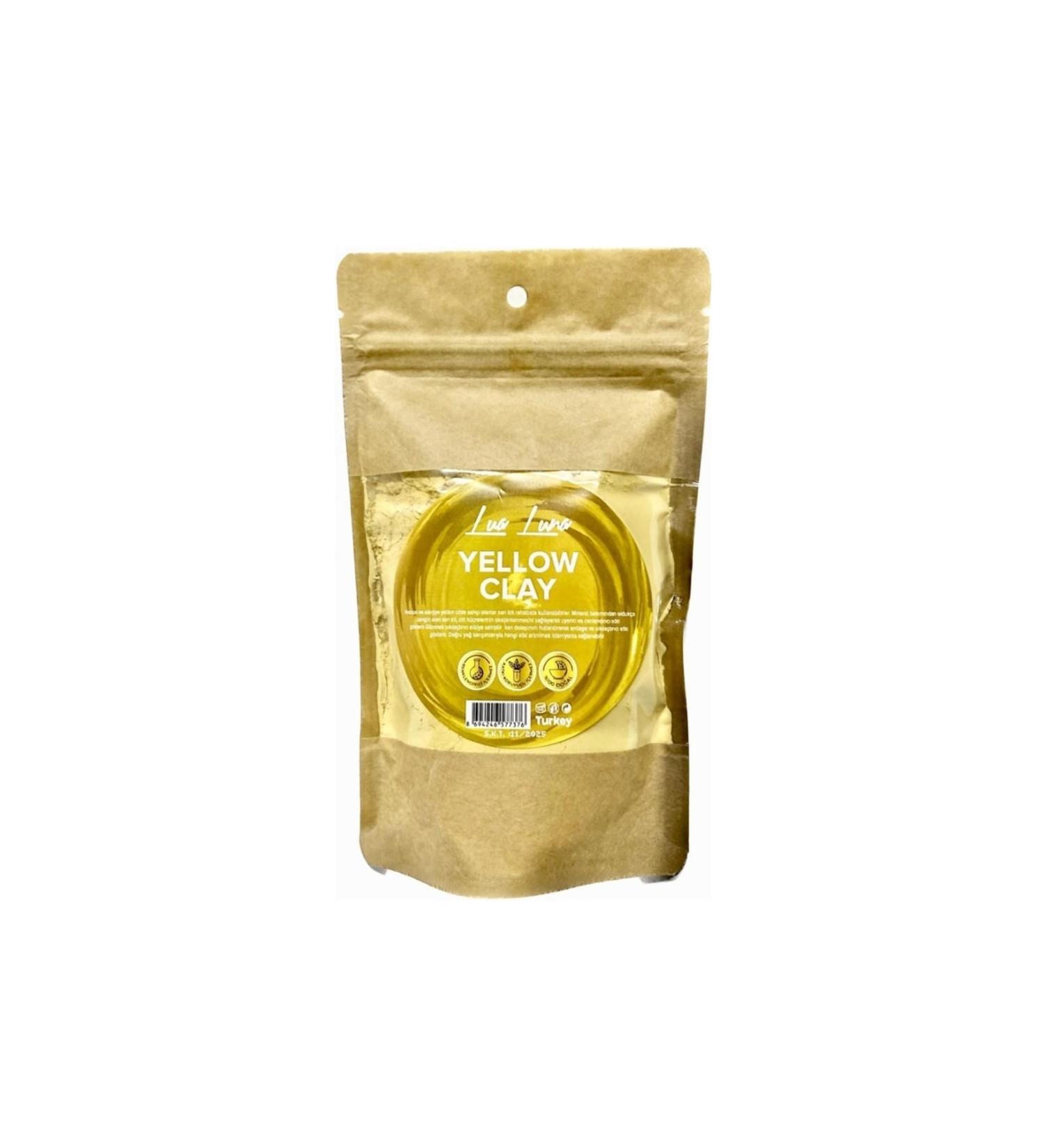 lua luna Yellow Clay Powder Mask