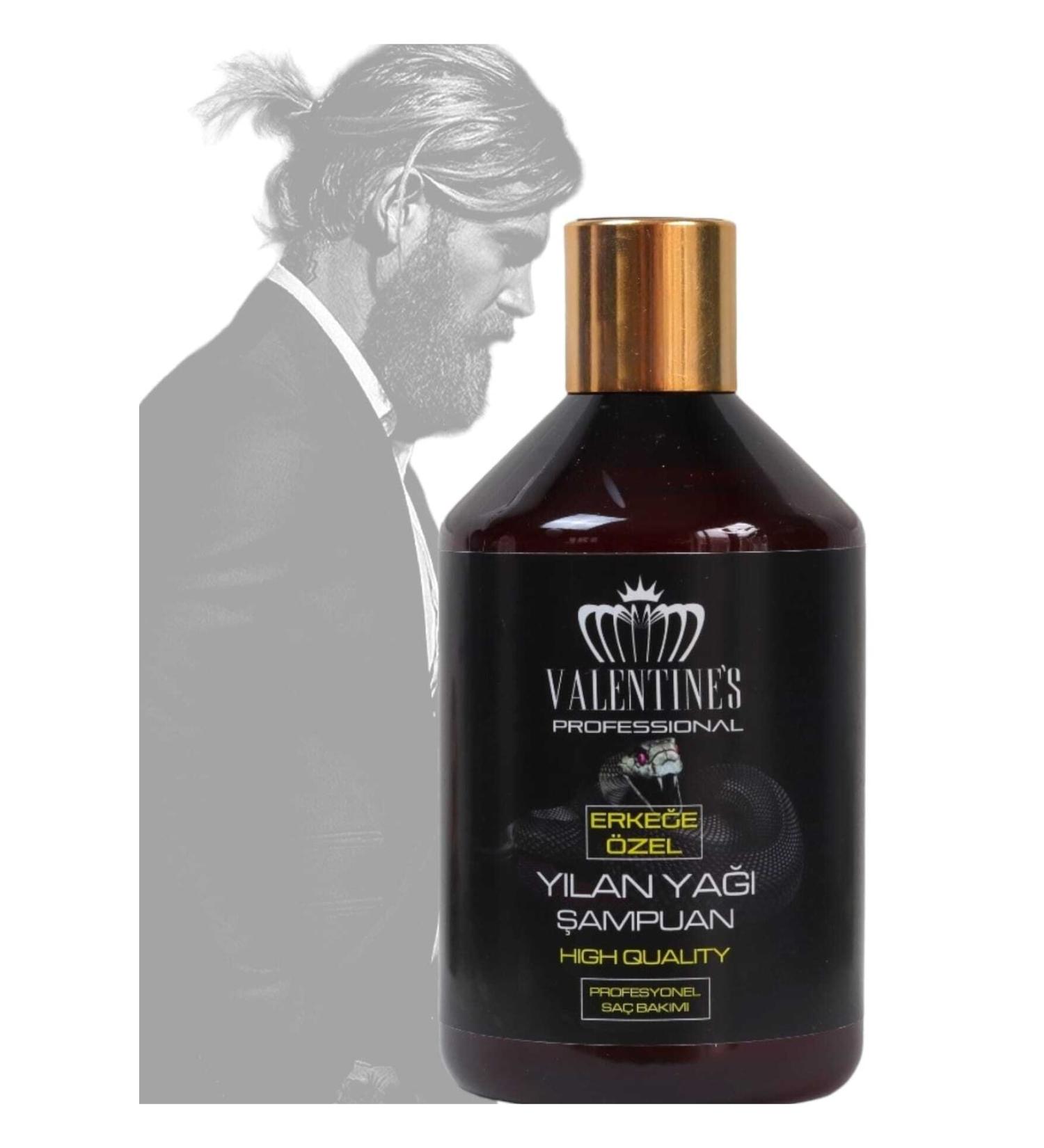 VALENTINES PROFESSIONAL Snake Oil Miracle Care Shampoo Containing 19 Natural Oil Essences Special for Men - Buy Online on GoSupps.com