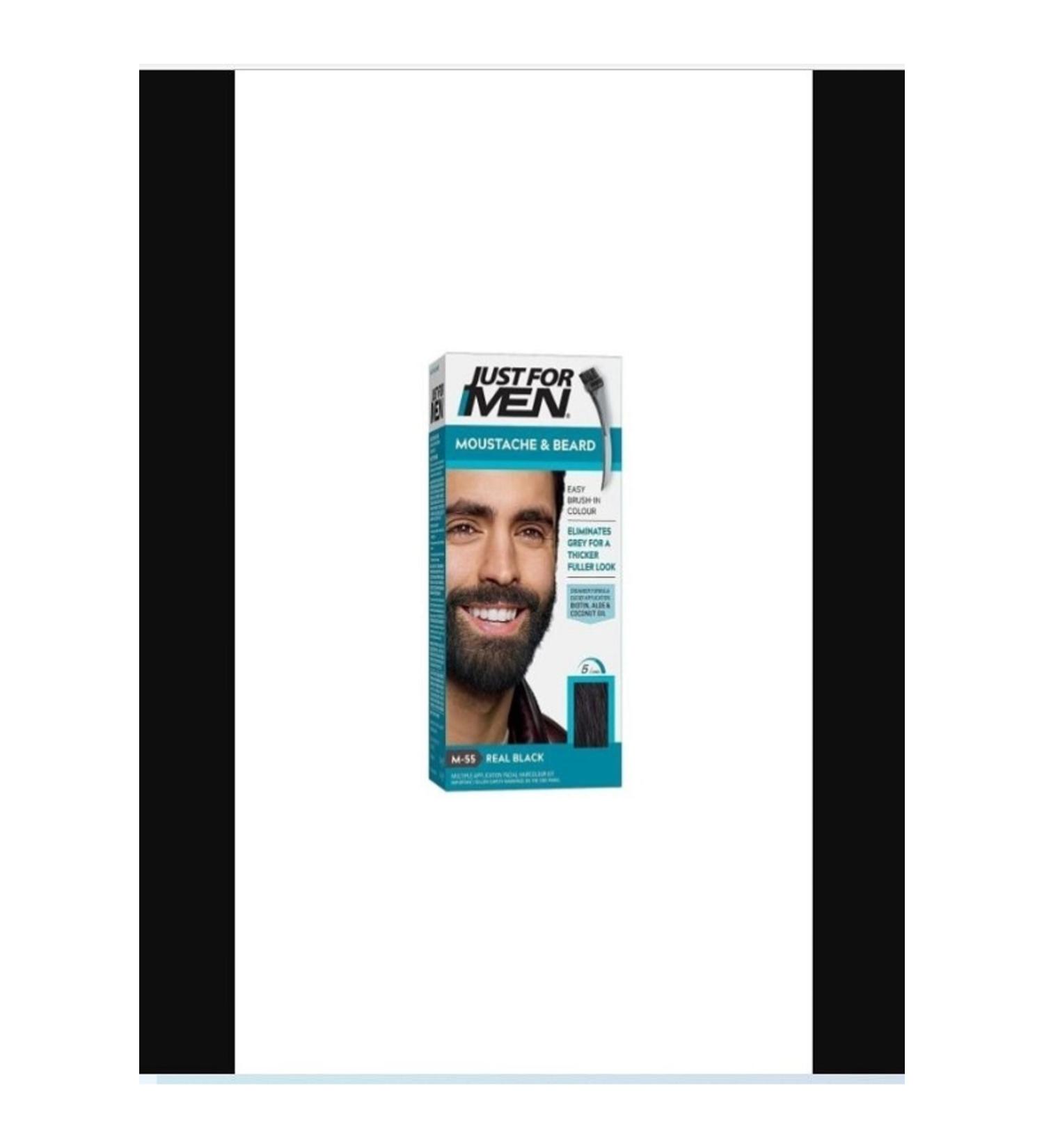 Just For Men Black Beard and Permanent Mustache Dye M-55 ..miracle051223
