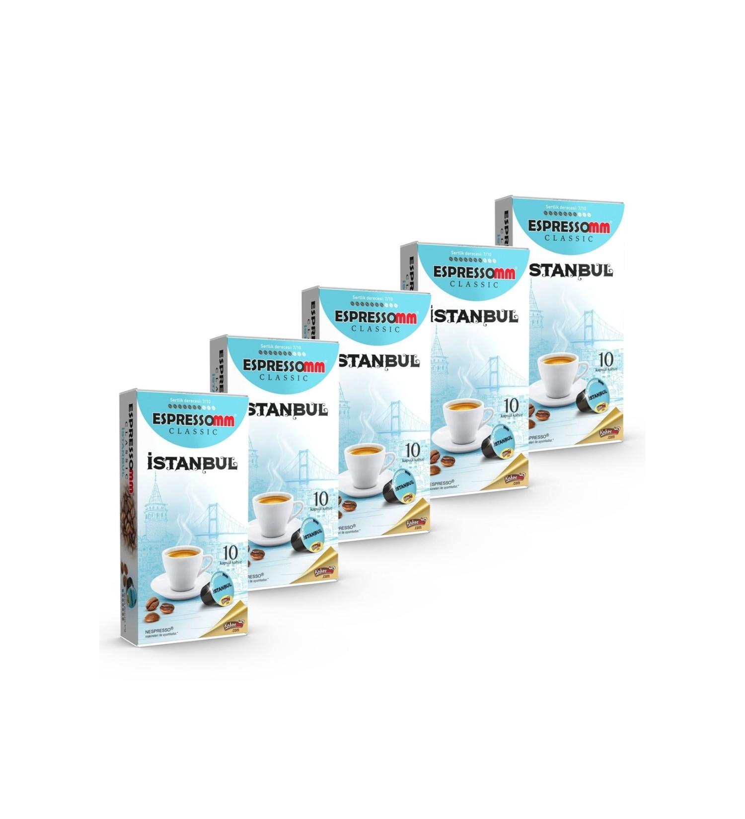 ESPRESSOMM Classic Istanbul Capsule Coffee (50 Pieces) - Nespresso Compatible*