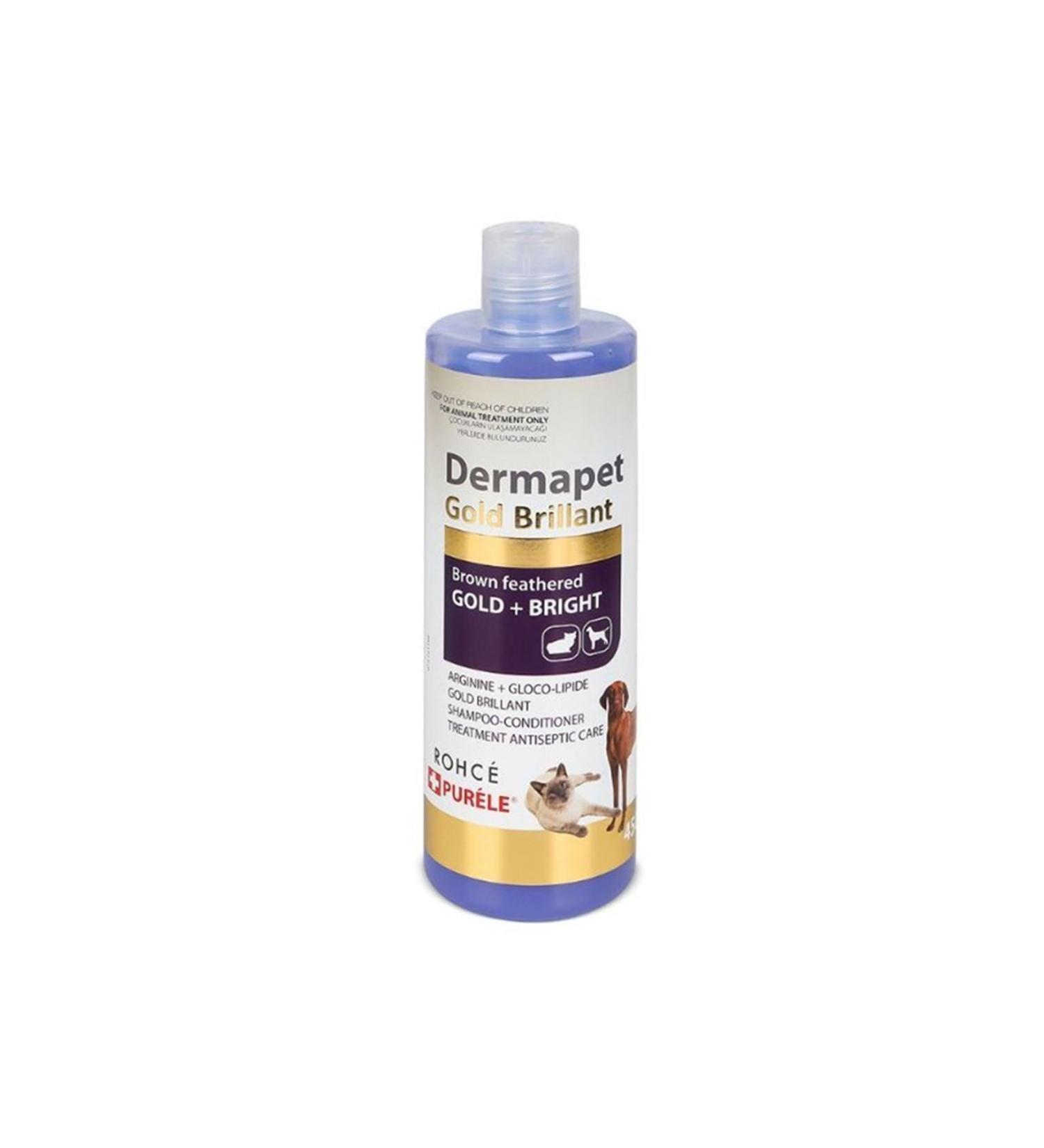 Purele Dermatological Effective 3in1 Pet Shampoo Gold 450ml