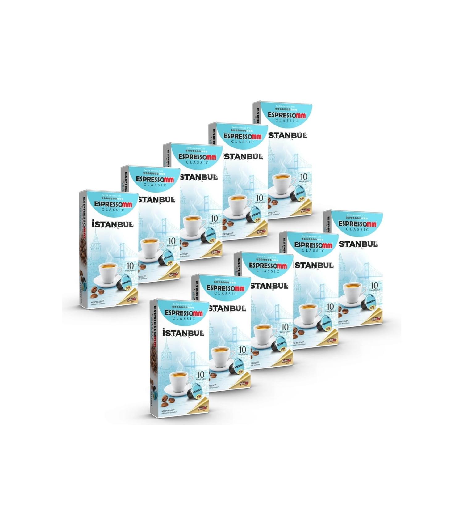 ESPRESSOMM Classic Istanbul Capsule Coffee (100 Pieces) - Nespresso Compatible*