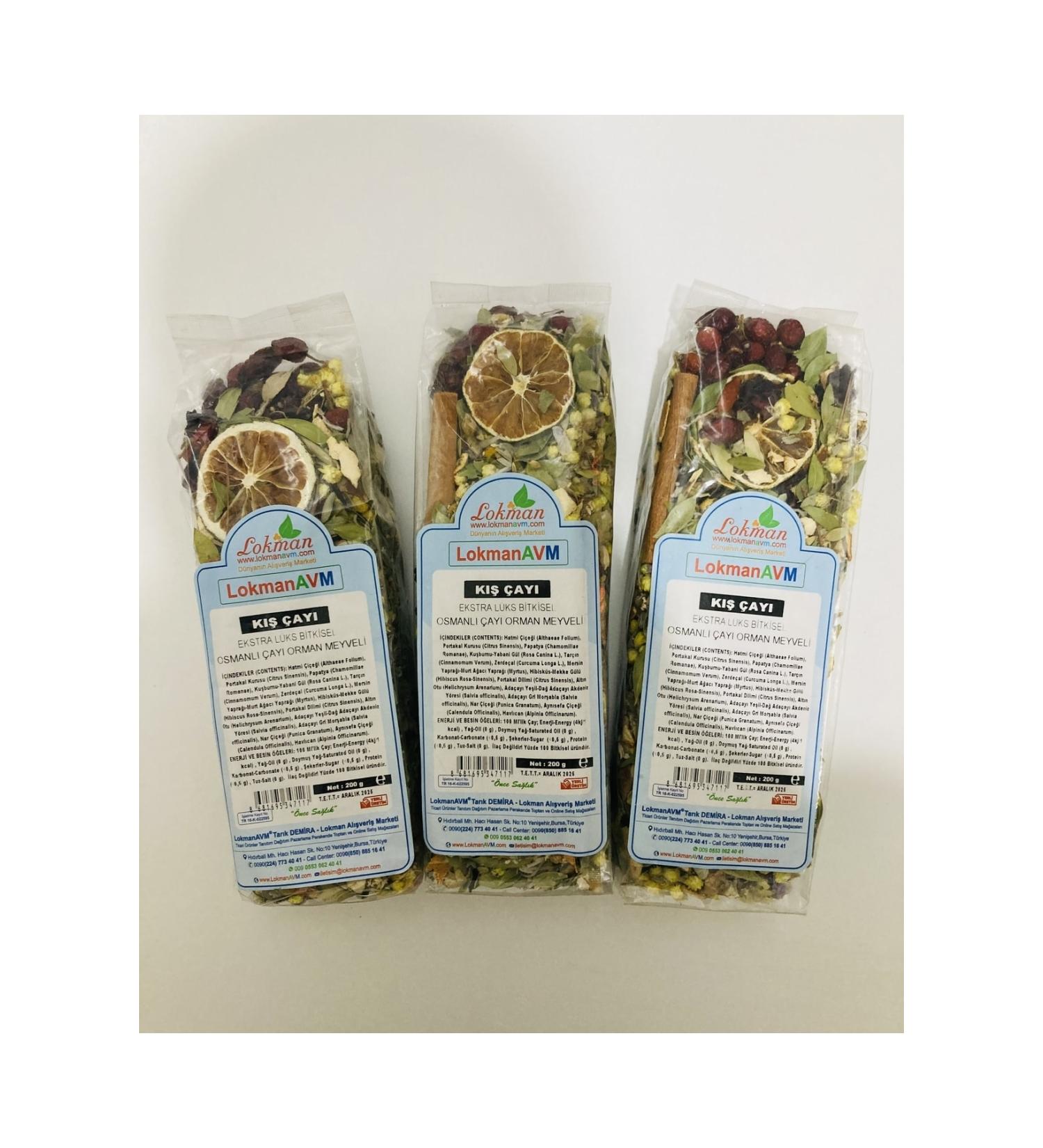 LokmanAVM Winter Tea 200 gr 3 Pieces