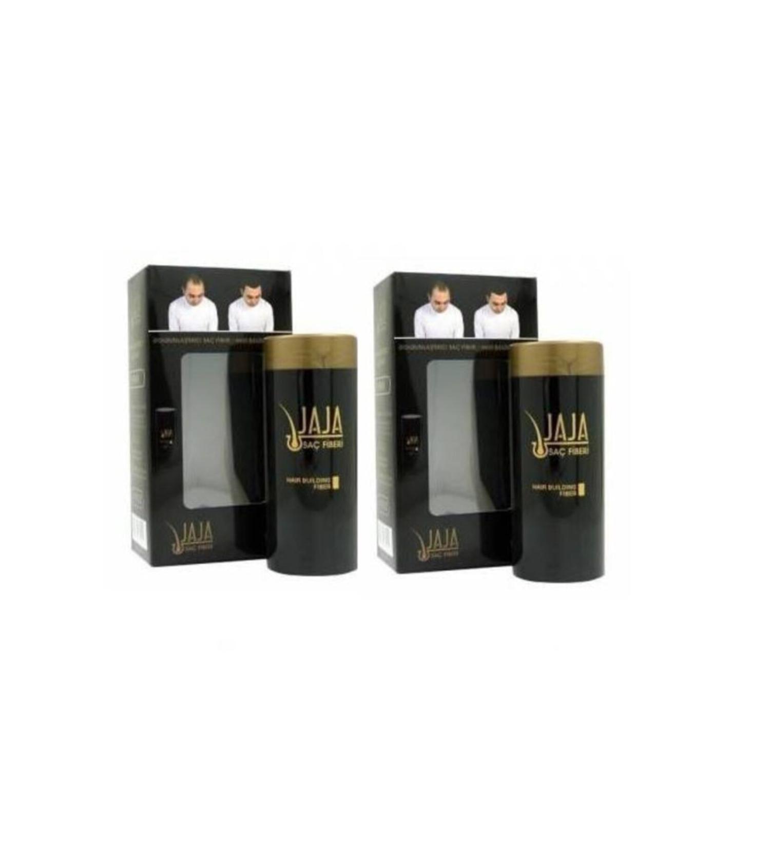 Jaja Hair Fiber Powder Keratin Black 50 gr X 2 Pieces