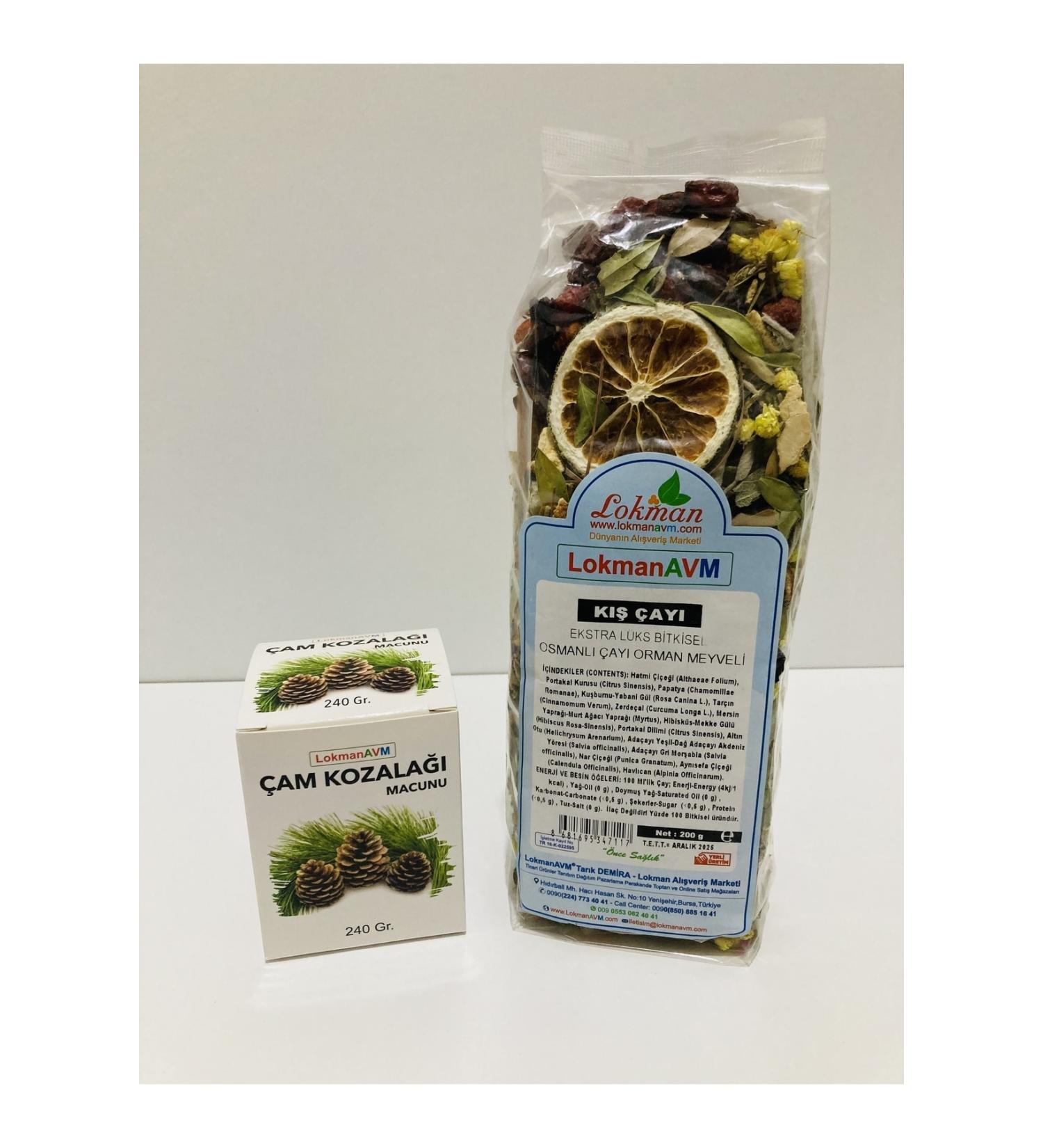 LokmanAVM Cone Paste 240 Gr + Winter Tea 200 Gr