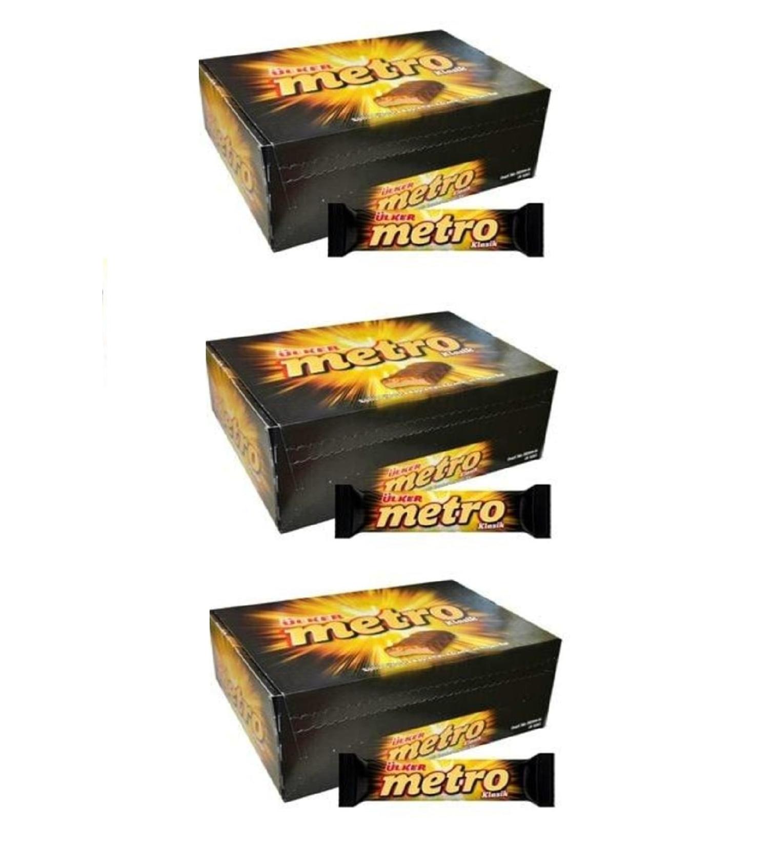 Ulker Metro Coated Bar 36 Gr X 72 Pieces