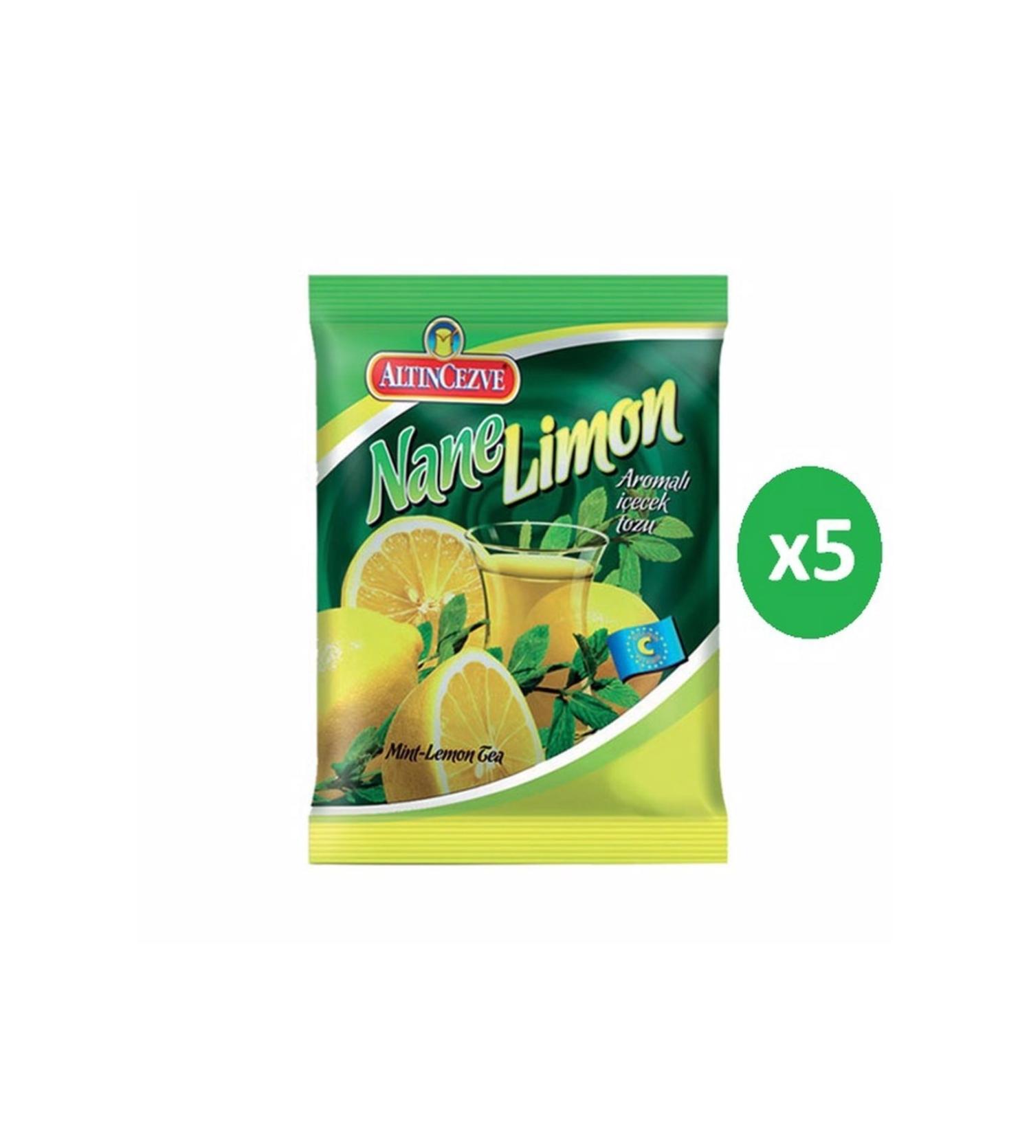 Alt ncezve Mint Lemon Flavored Powder Drink Oralet 250gr 5 Pack