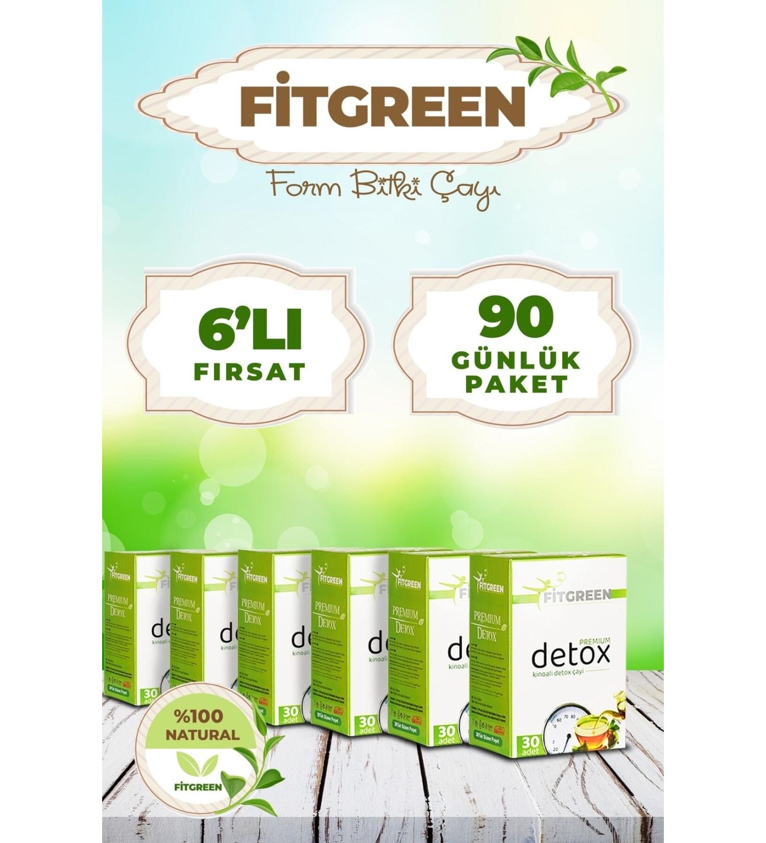 FITGREEN Detox Tea (Weight Loss 6's Opportunity) Tea