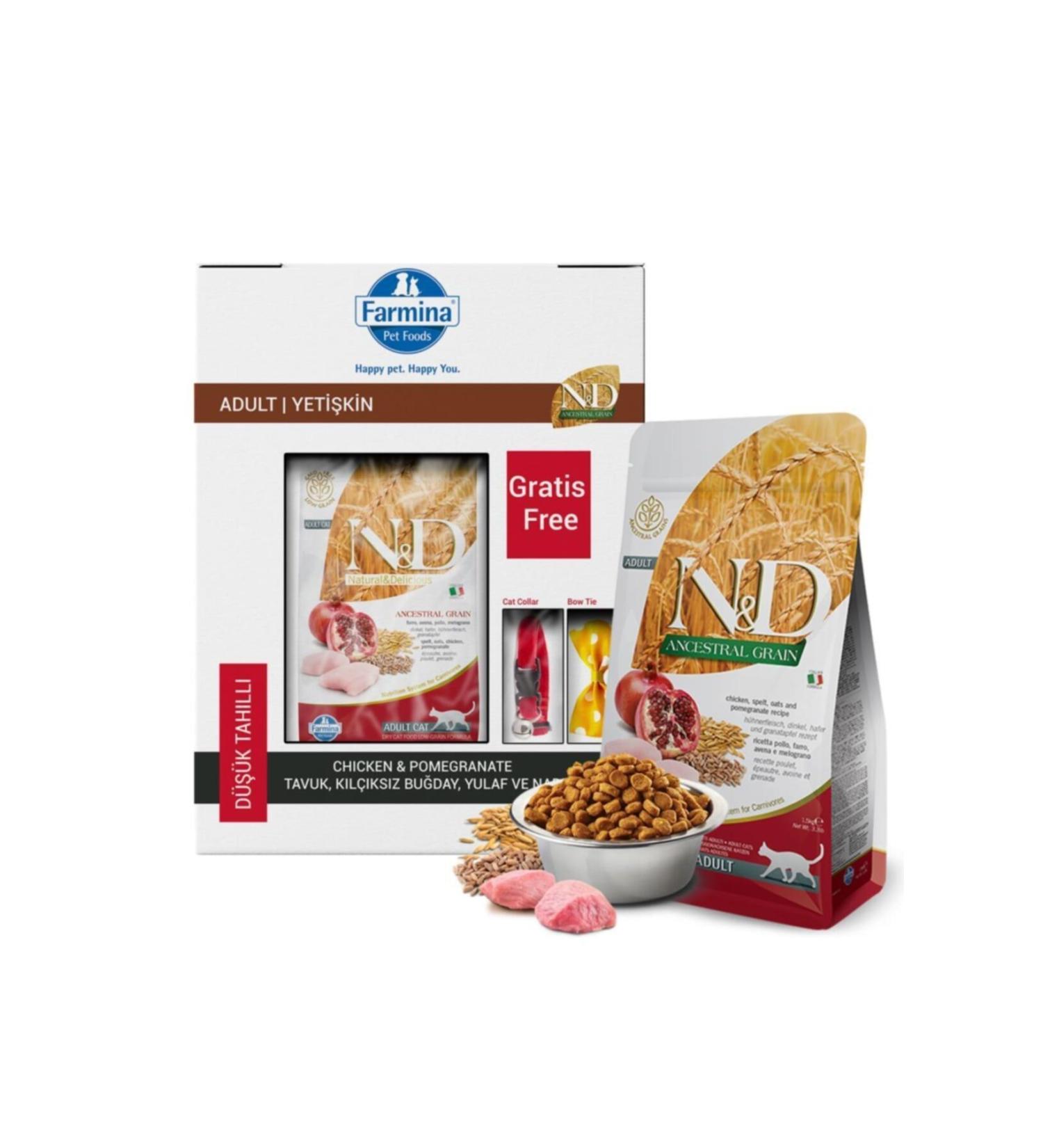 N & D Low Grain Low Grain Chicken Pomegranate Adult Cat Food 5 kg