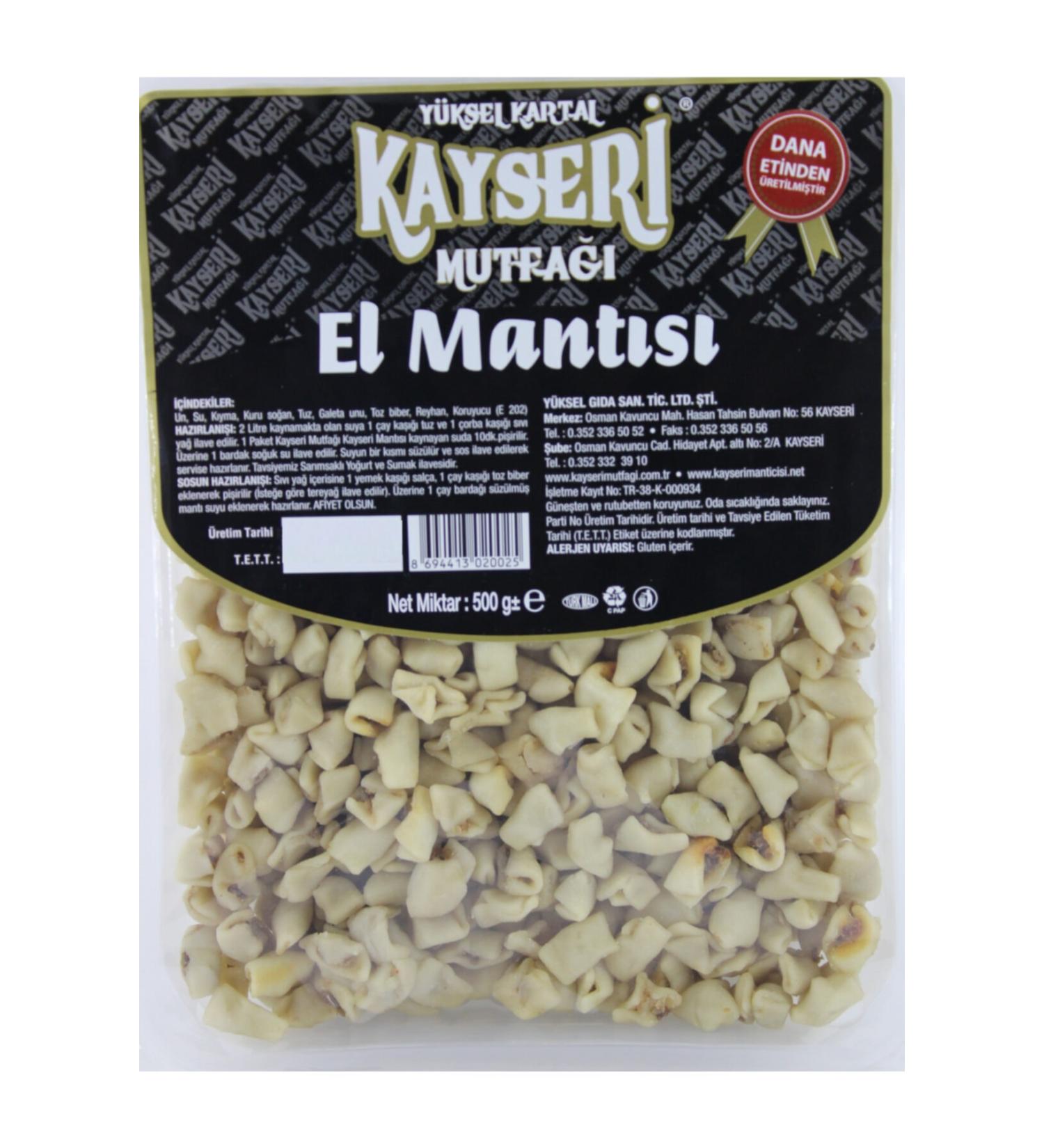 Y ksel Kartal Kayseri Cuisine Kayseri Hand Ravioli 1000 gr