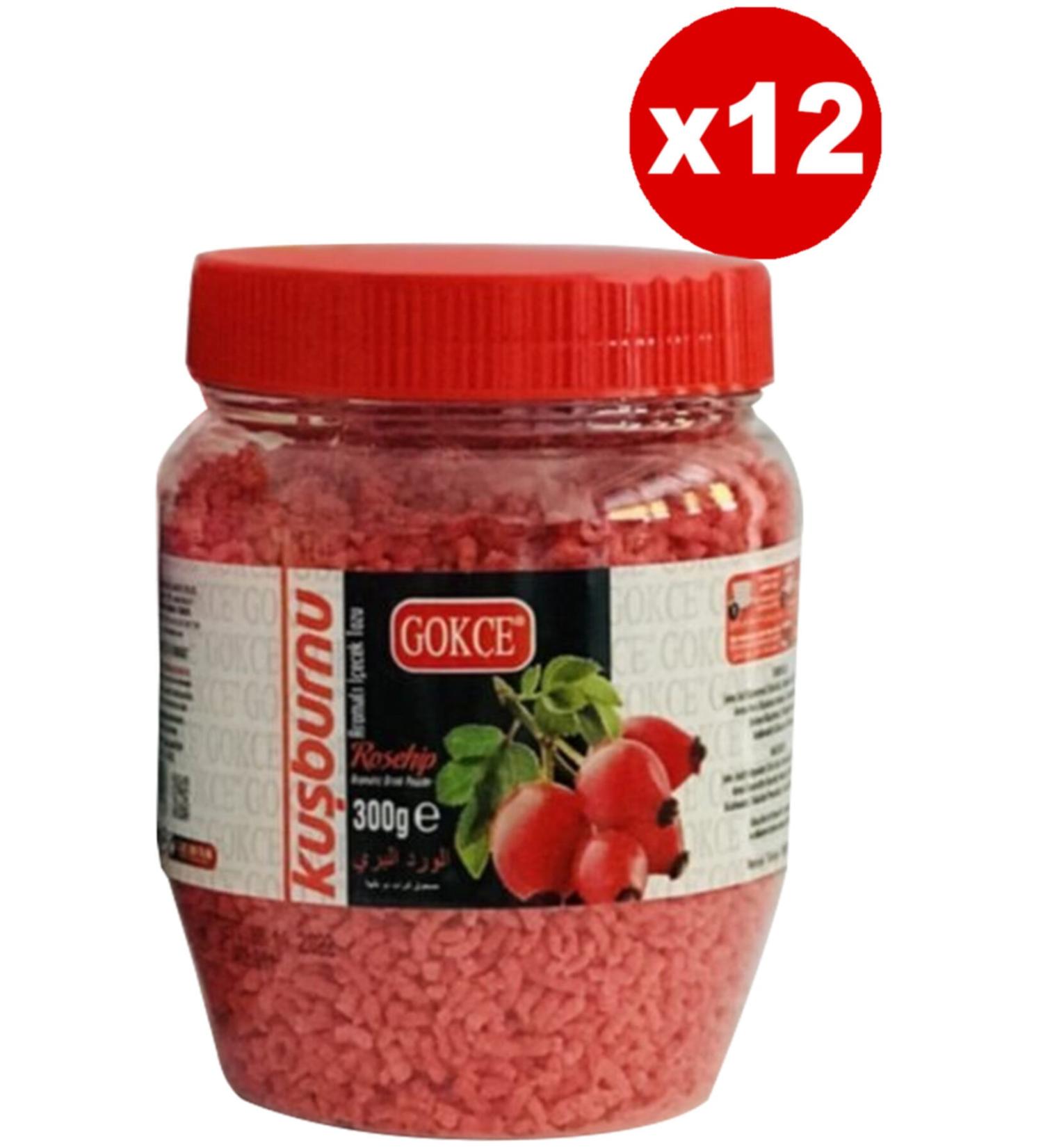 G K E Granulated Drink Powder Rosehip 300 Gr X 12