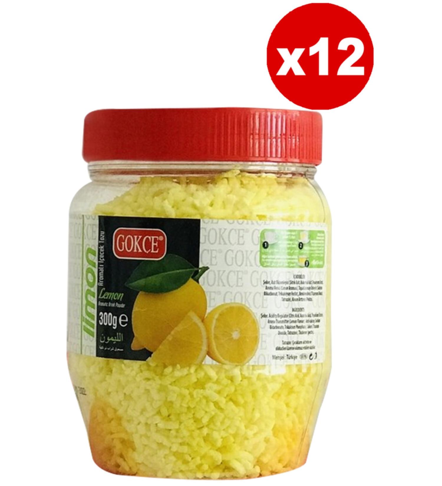 G K E Granular Drink Powder Lemon 300 Gr X 12