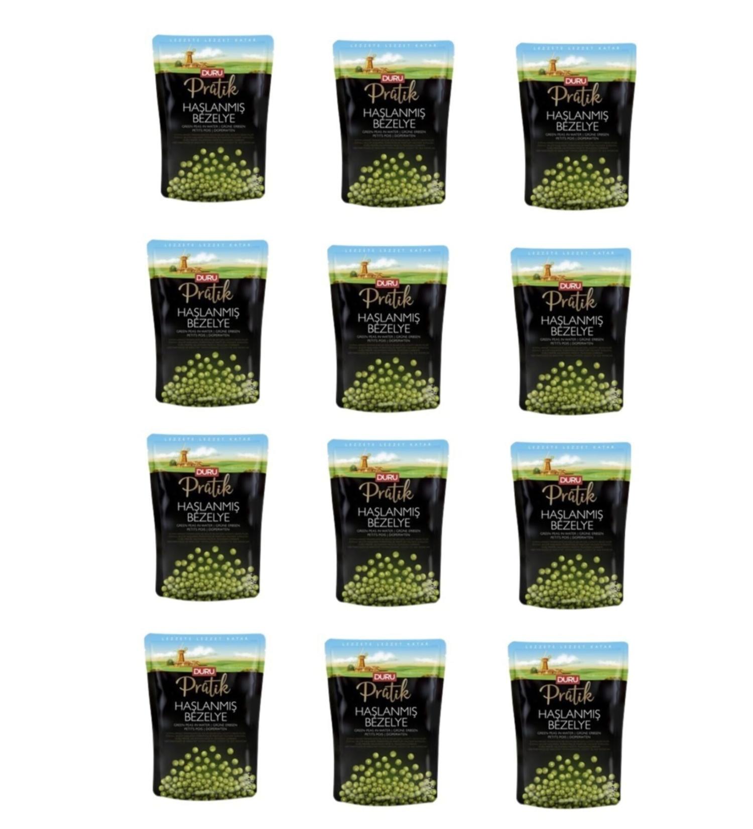 Duru Practical Boiled Peas 450 Gr X 12 Pieces