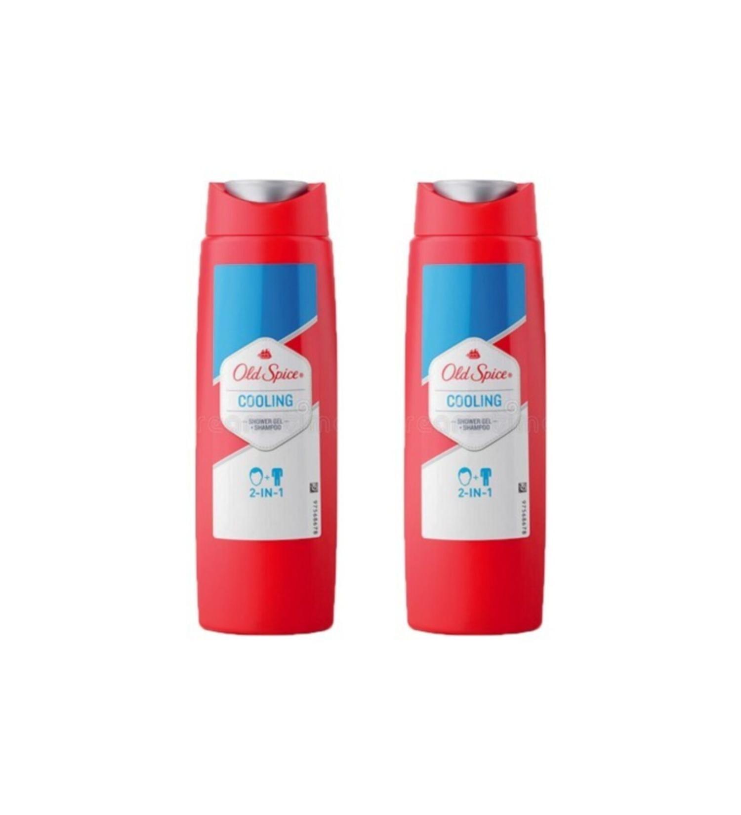 Old Spice Shower Gel & Shampoo 400 Ml Cooling 2 Pieces - Buy Online on GoSupps.com