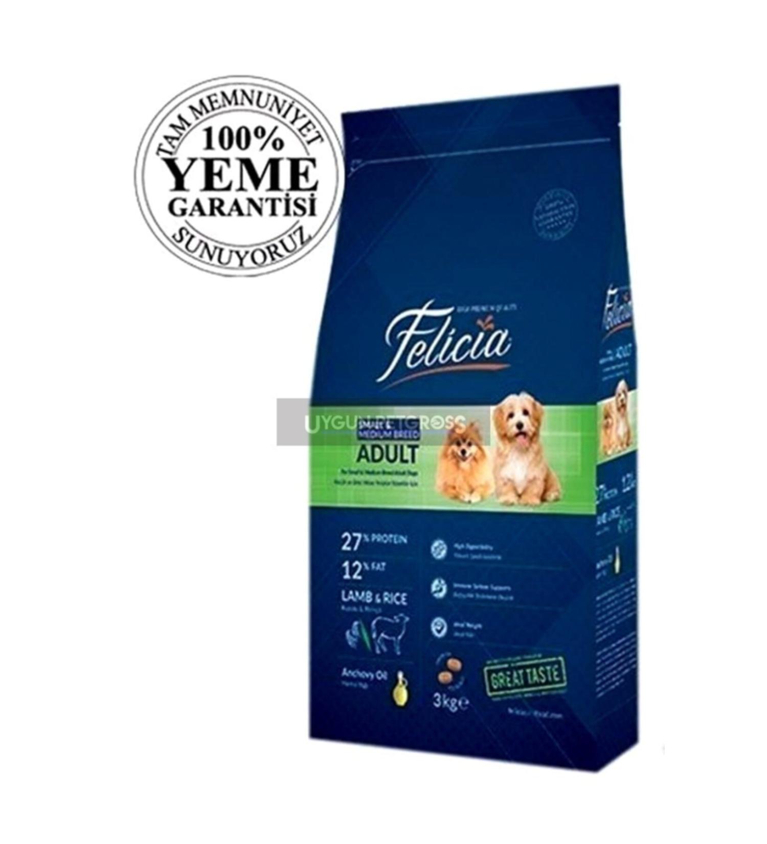 Felicia Small Mini Lamb Adult Dog Food 3 Kg