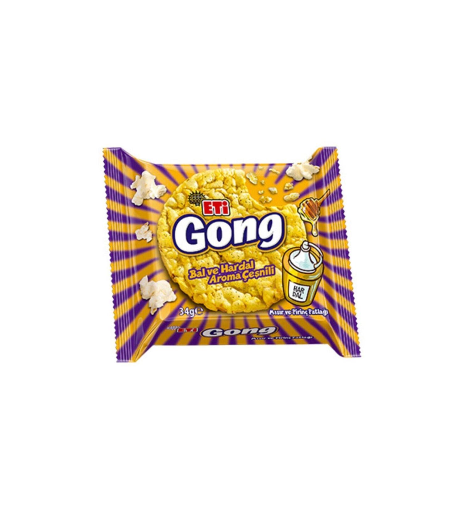 Eti Gong Honey and Mustard Flavored 34 Gr 8 Pieces