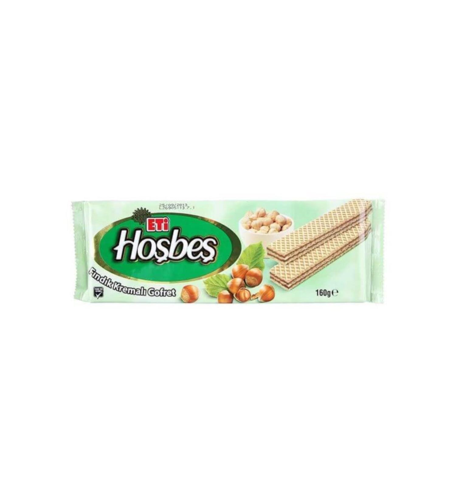 Eti Ho be Hazelnut Cream Wafer 142 Gr X 6 Pieces