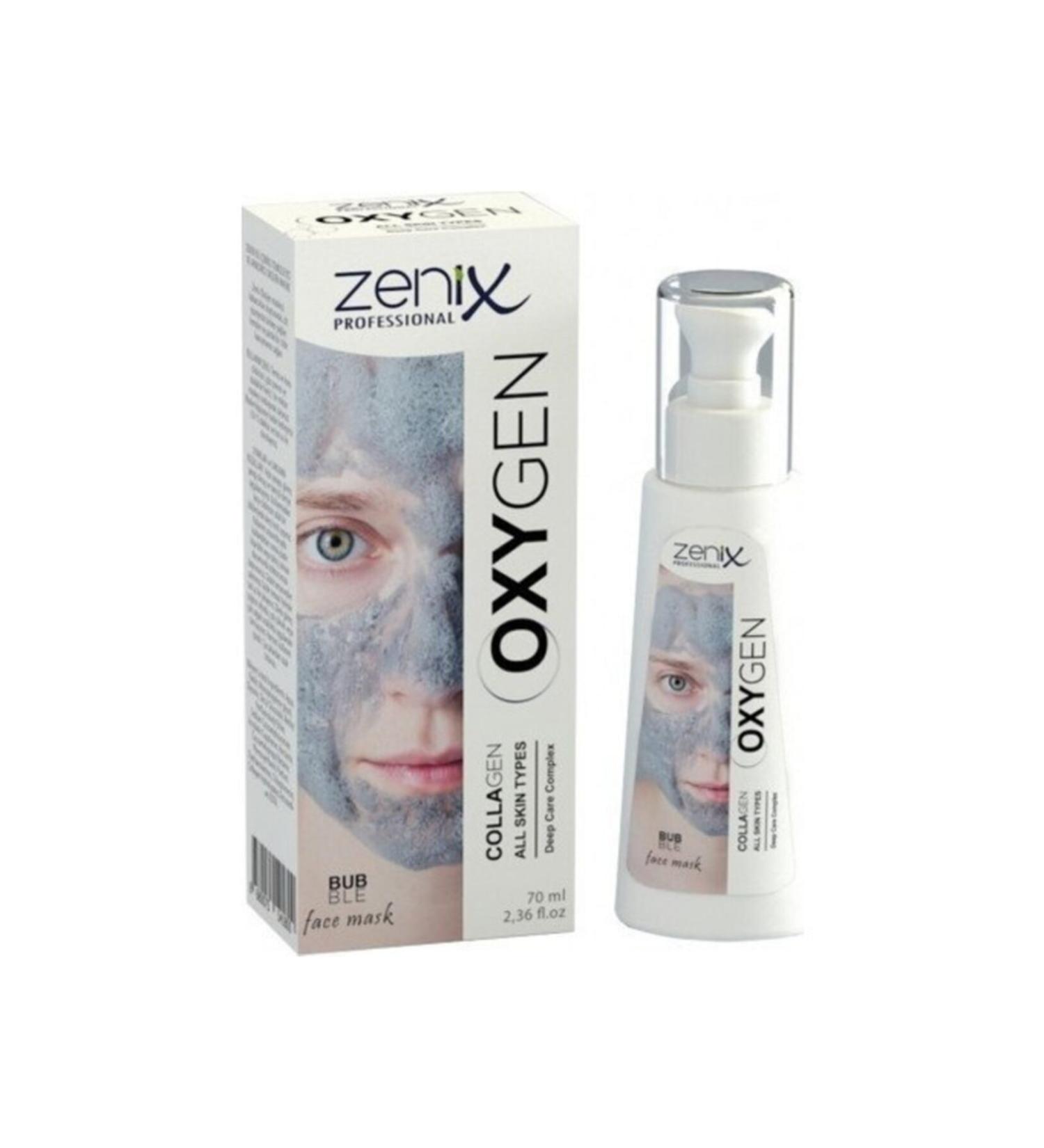 Zenix Unisex Oxygen Foaming Face Mask Collagen 70 Ml