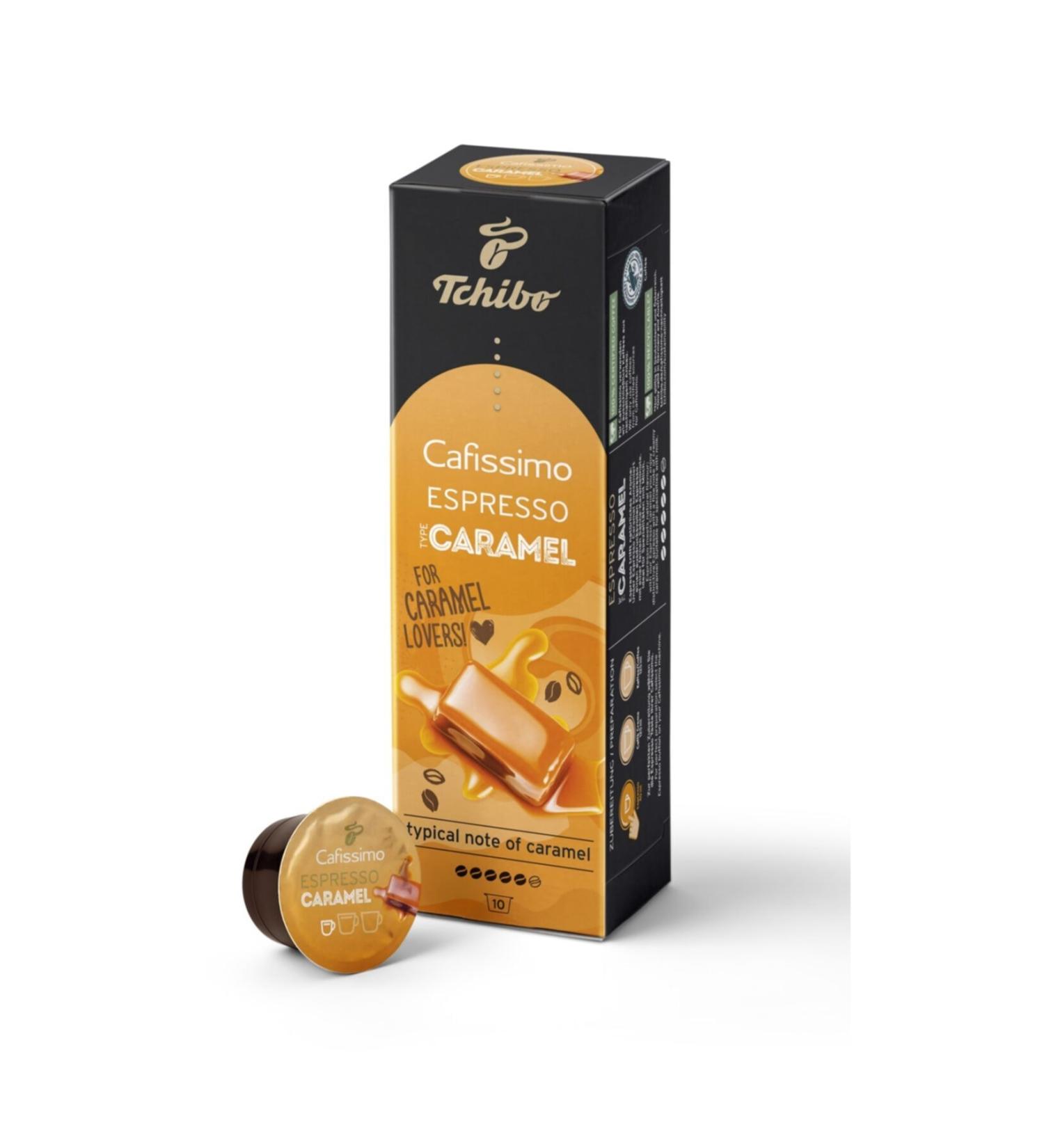 Tchibo Cafissimo Capsule Espresso Caramel 4x10 Advantageous Package - Buy Online on GoSupps.com