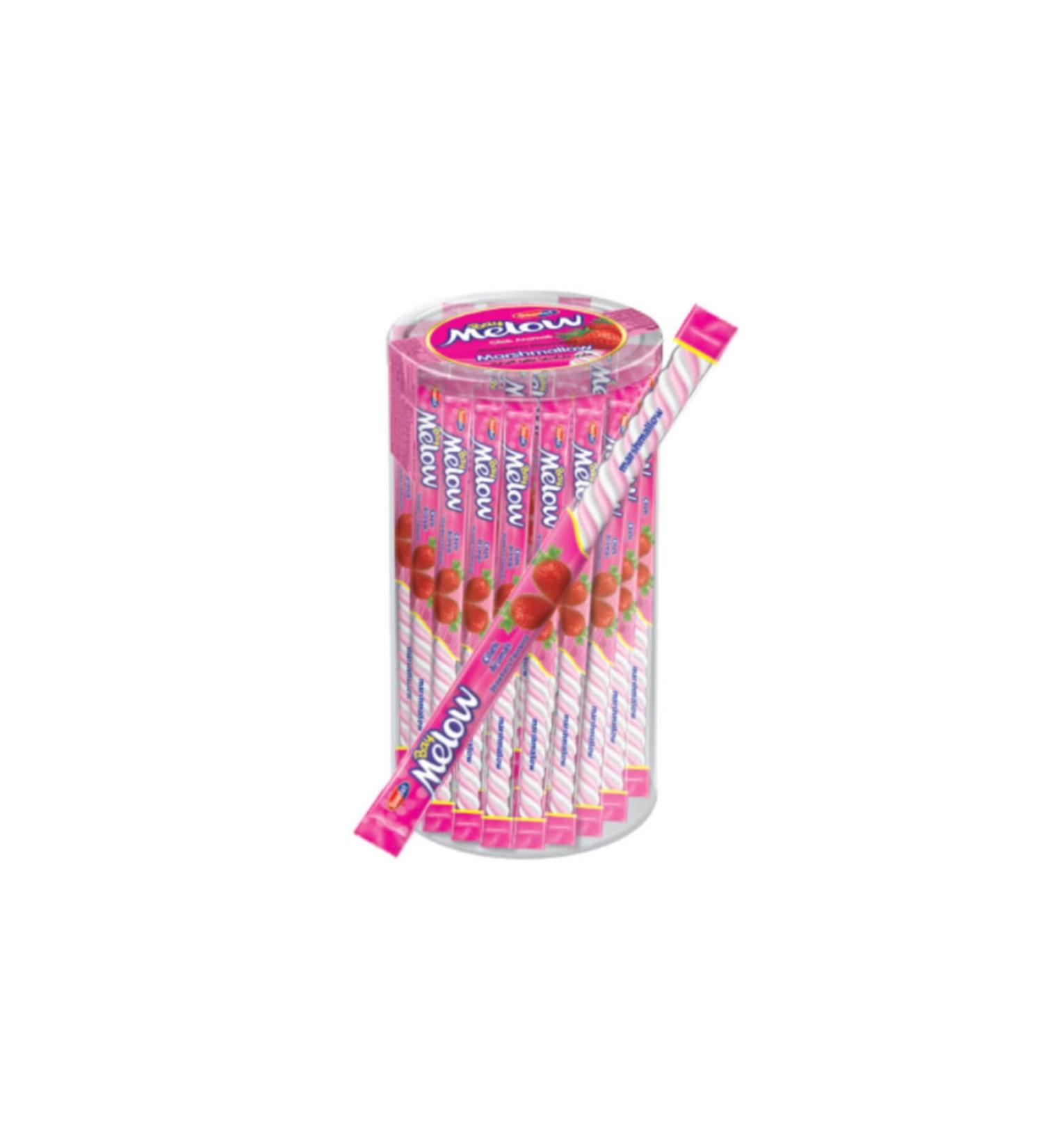 SAADET Strawberry Marshmallow 18 Grams X 48 Pieces